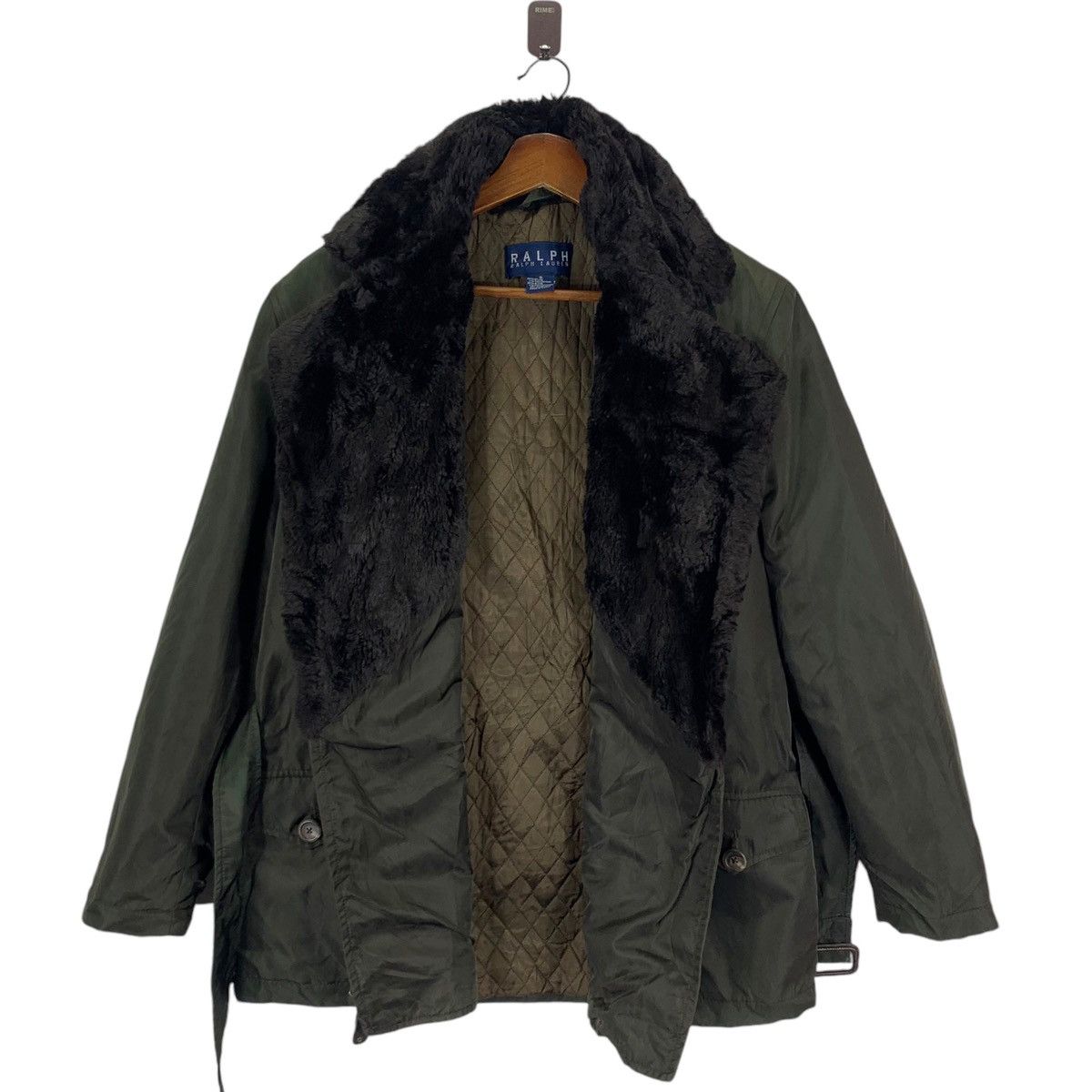 Polo Ralph Lauren × Vintage VINTAGE POLO RALPH LAUREN MINK FUR NYLON JACKET Size US S / EU 44-46 / 1 - 8 Thumbnail