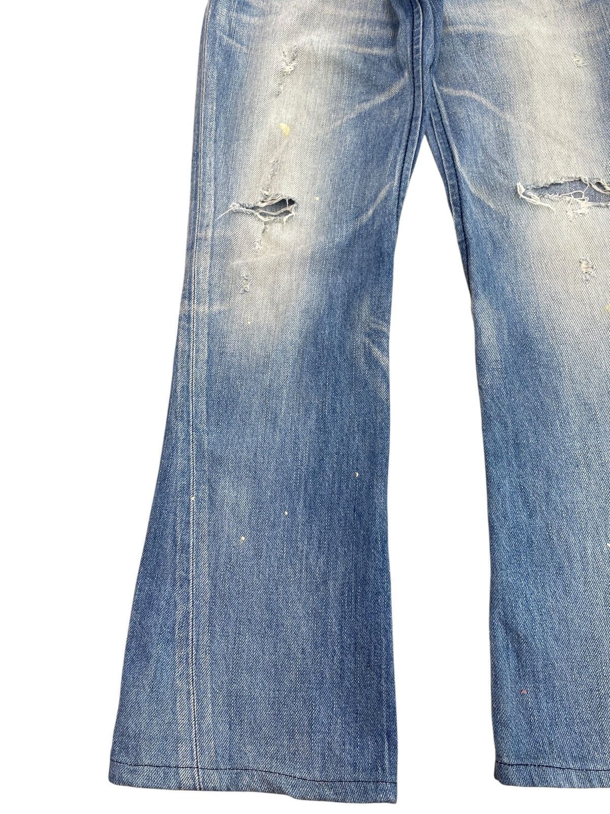 Edwin Edwin Faded Wash Distressed Style Bootcut Jeans Size US 30 / EU 46 - 8 Thumbnail