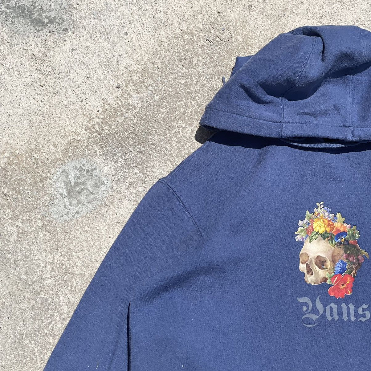Vans “VANS” FLORAL SKULL VELVET LETTERING HOODIE Size US M / EU 48-50 / 2 - 1 Thumbnail