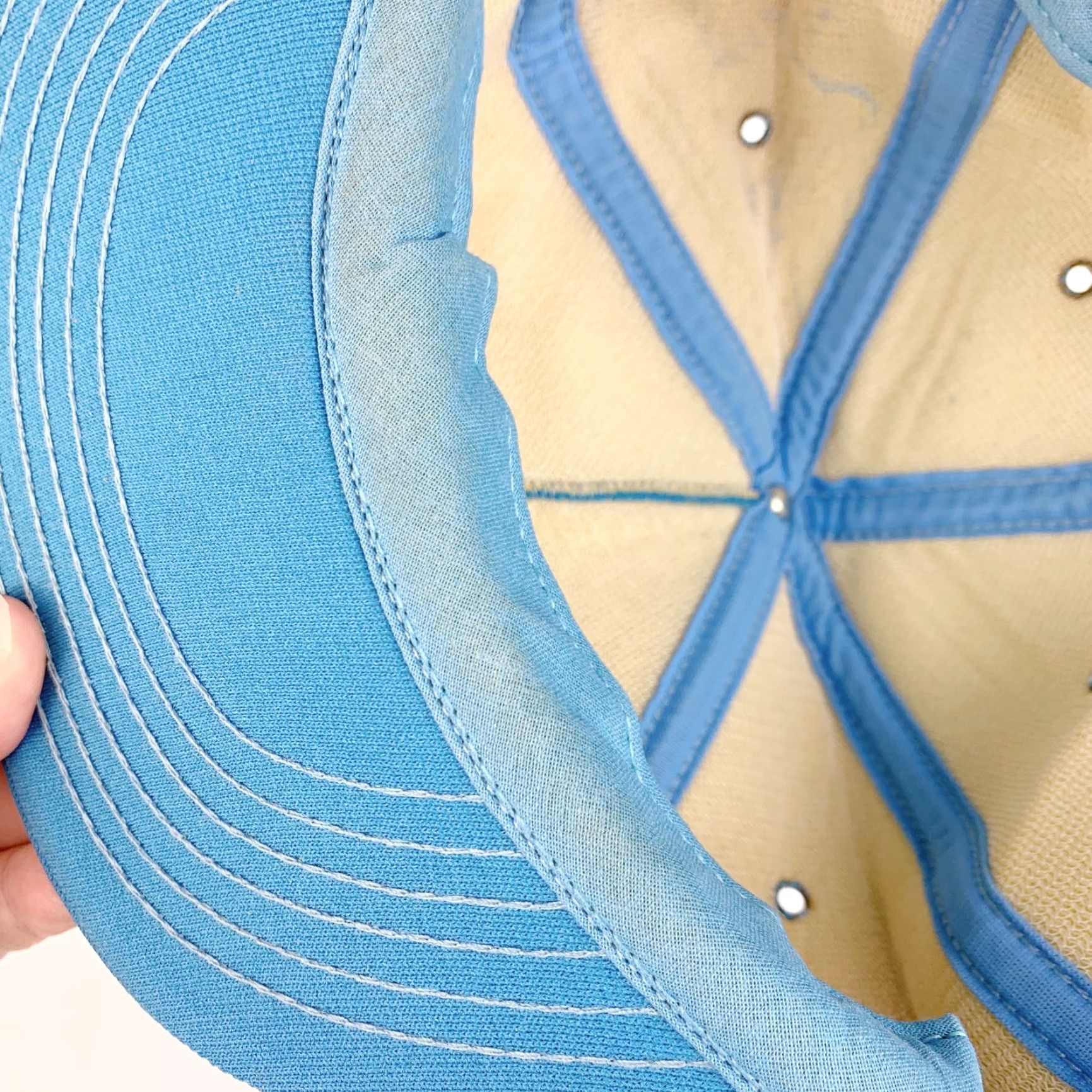 Vintage VINTAGE Active Generation Blue Streak Patch Snapback Trucker Cap Hat One Size 1970s Size ONE SIZE - 6 Thumbnail