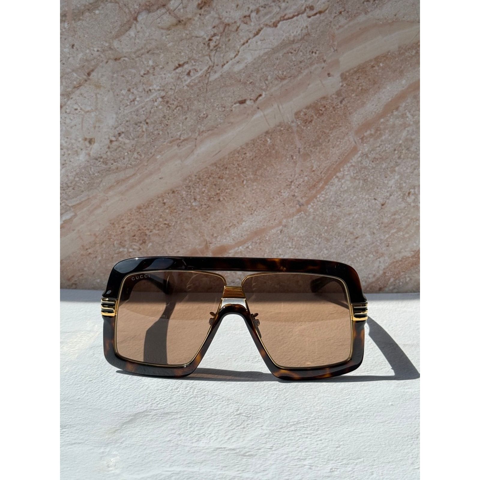 Gucci NEW Gucci GG0900S Havana Brown Aviator Sunglasses $650 Size ONE SIZE - 5 Thumbnail