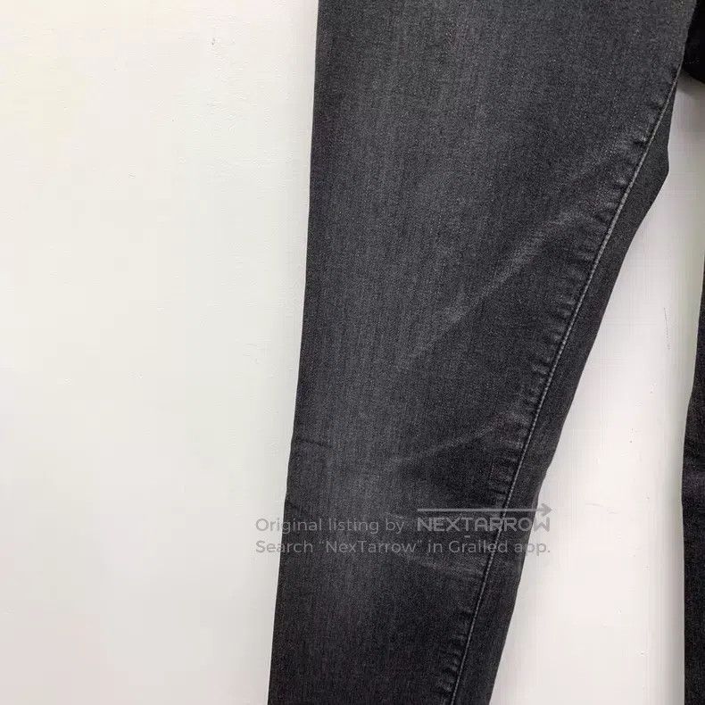 Prada Prada Black and gray washed cotton denim trousers Size 24" / US 00 / IT 34 - 4 Thumbnail