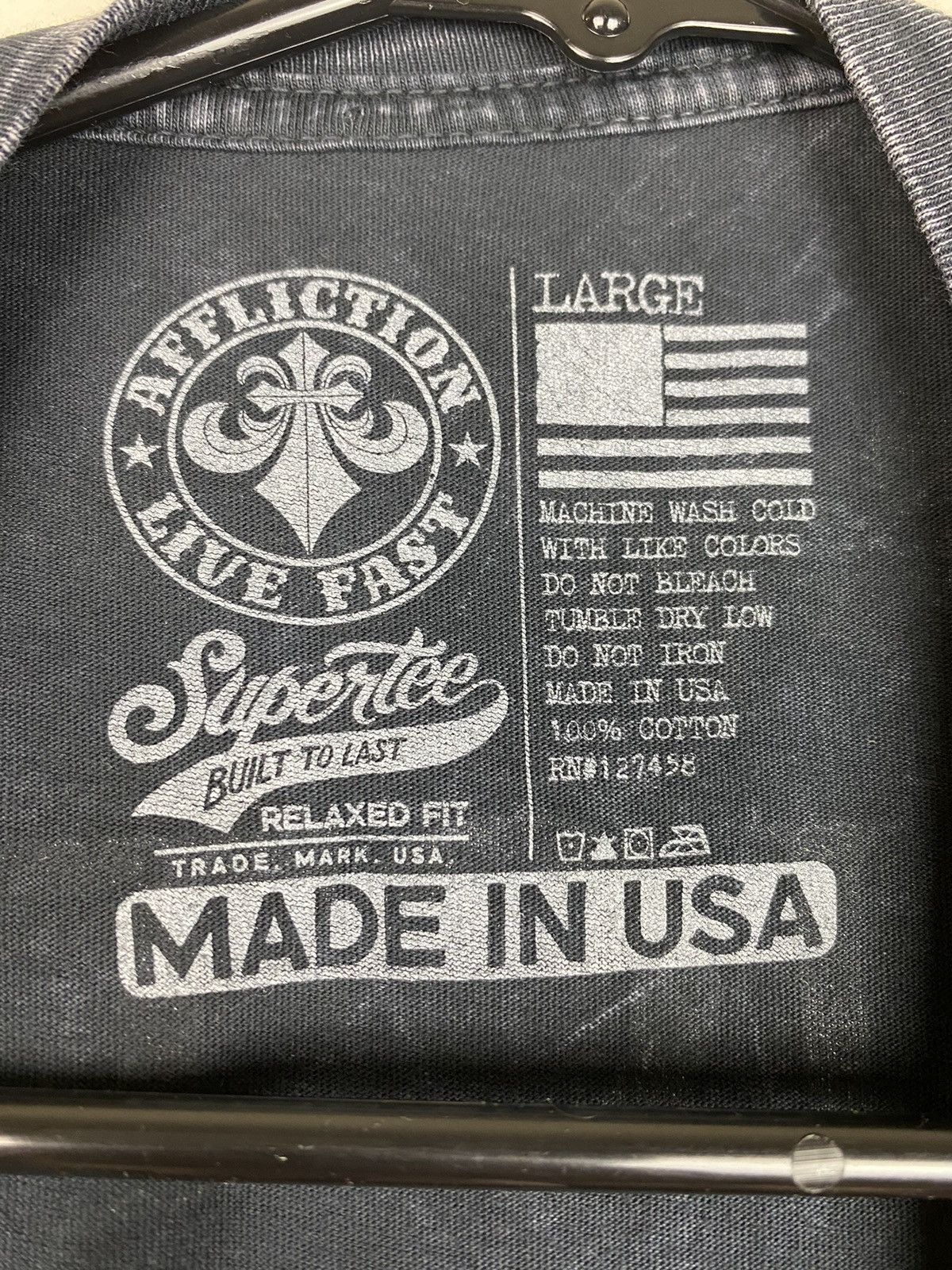 Affliction × Vintage Affliction T shirt Y2K cross made in usa Size US L / EU 52-54 / 3 - 4 Thumbnail