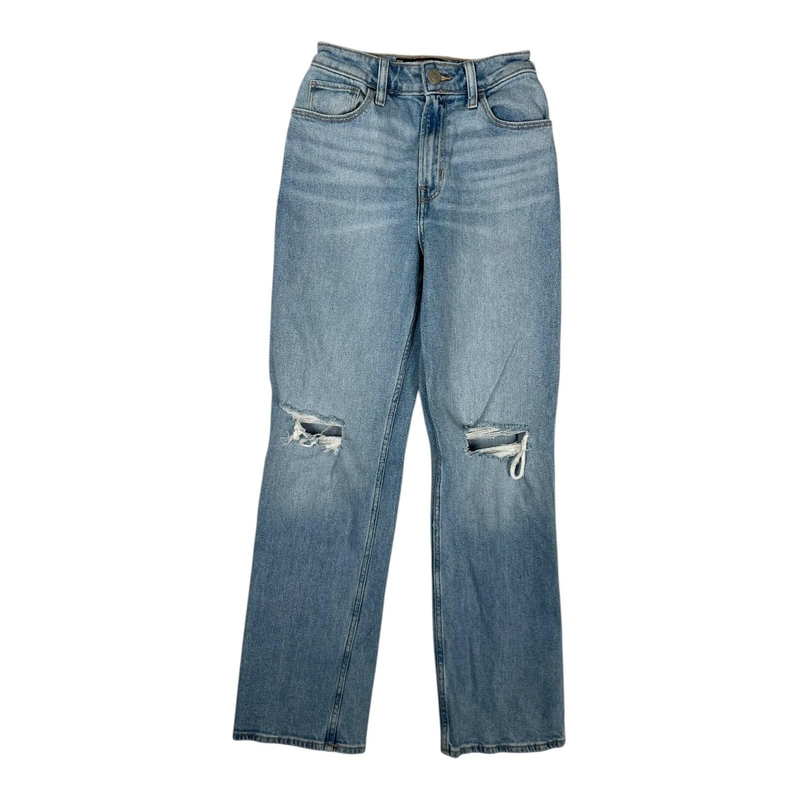 Hollister Hollister Jeans Womens 00R Ultra High-Rise Dad Relaxed Strai Size 24" / US 00 / IT 34 - 1 Thumbnail