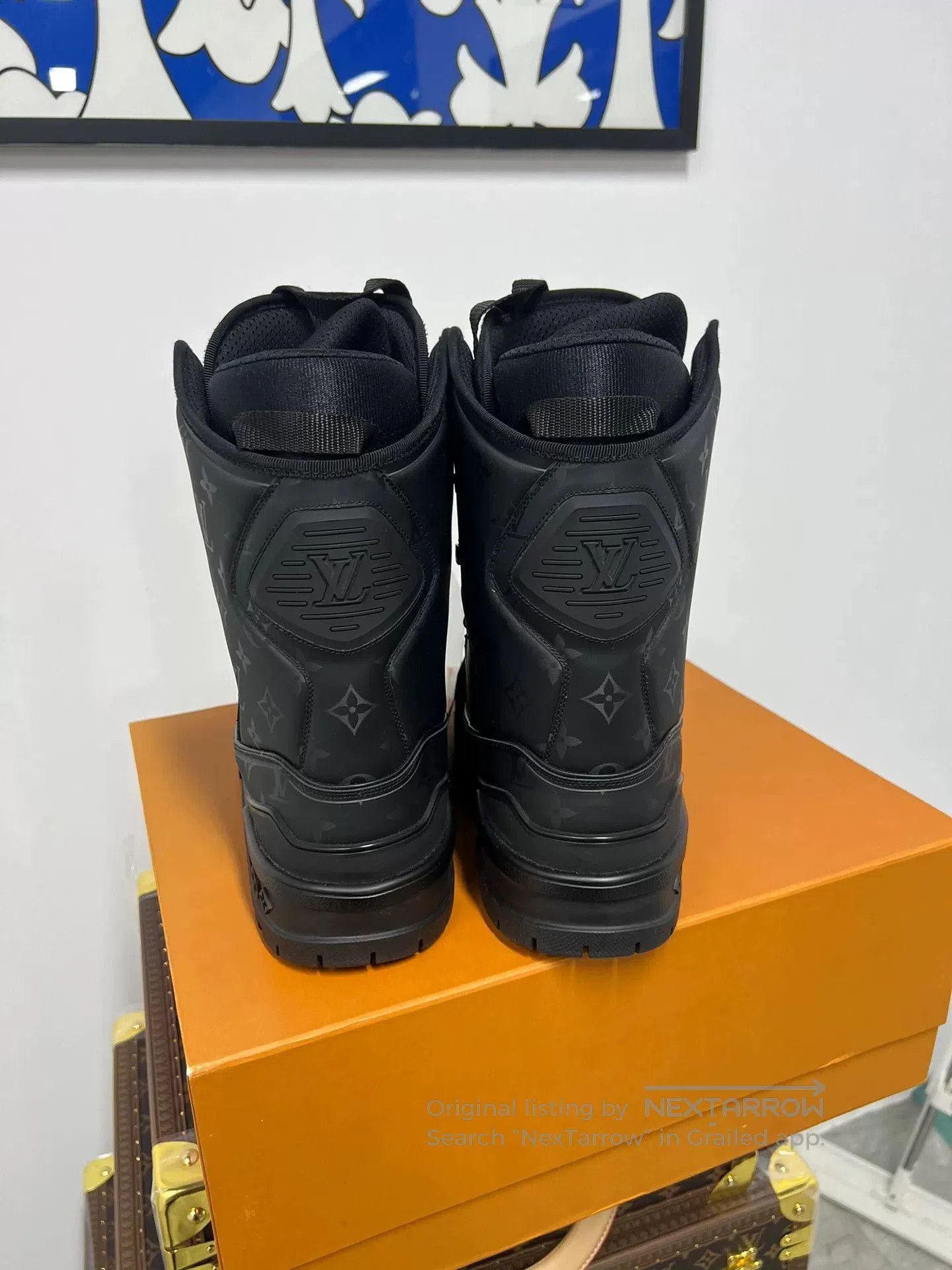 Louis Vuitton lv black ski boots size 8. Size US 8 / EU 41 - 2 Thumbnail