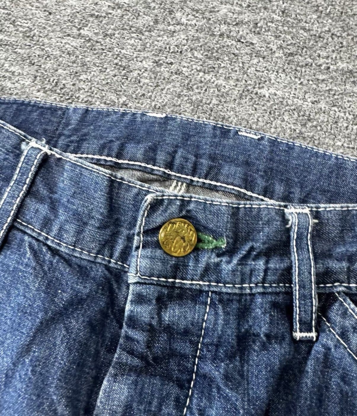 Gucci Blue Denim Wide-Leg Pants Size US 40 / EU 56 - 2 Thumbnail