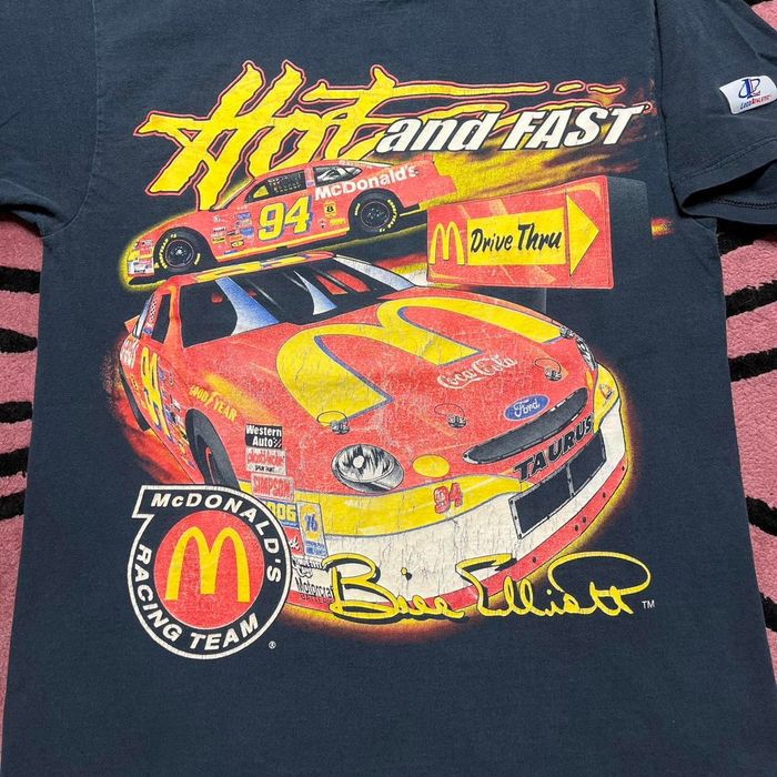 Logo Athletic 90’s Nascar Bill Elliot McDonald’s Racing Team T-shirt ...