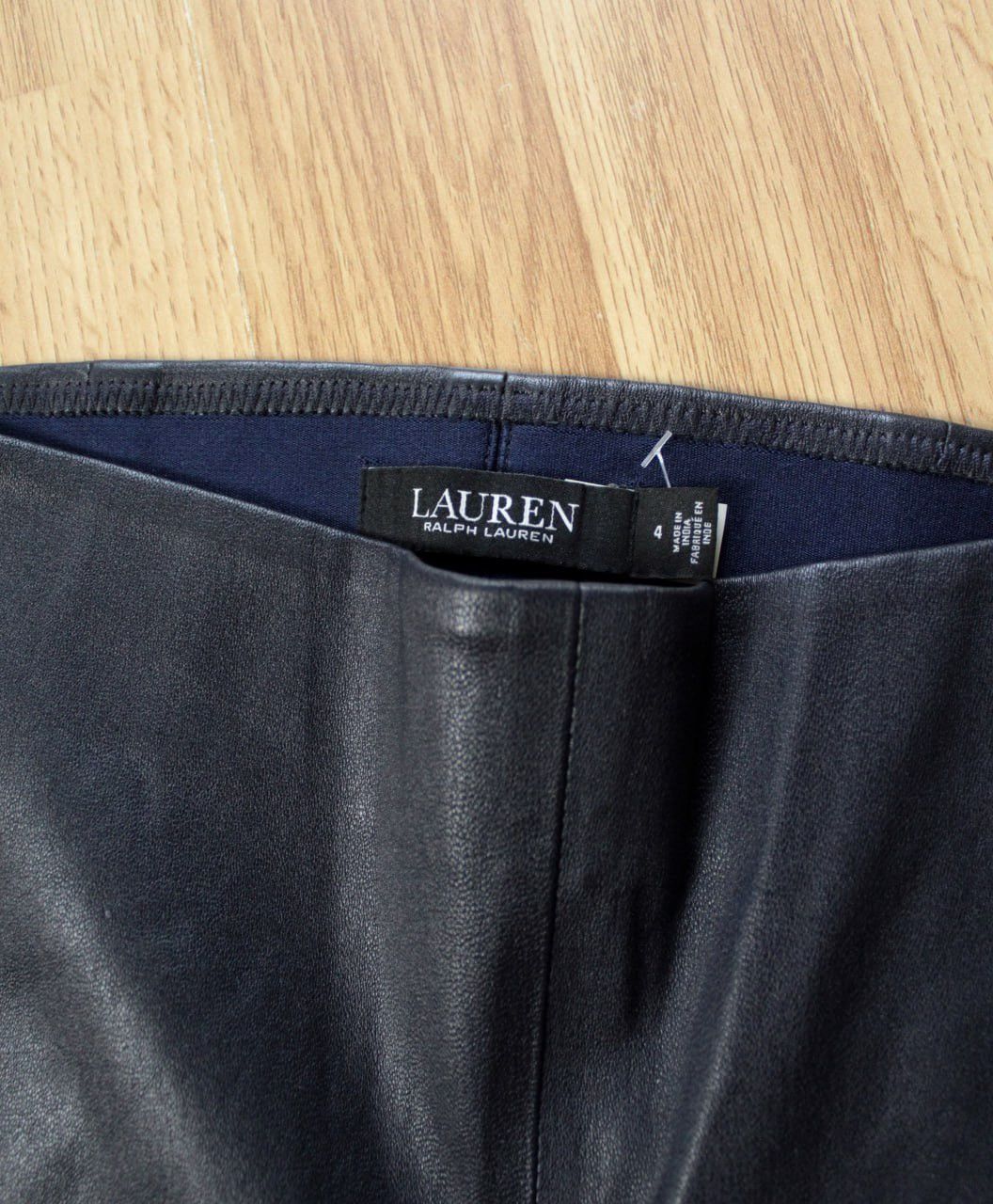 Lauren Ralph Lauren × Polo Ralph Lauren × Ralph Lauren Black Label 🔥 Lauren Ralph Lauren Skinny Leather Ankle Pants Stretch Size 27" / US 4 / IT 40 - 9 Thumbnail