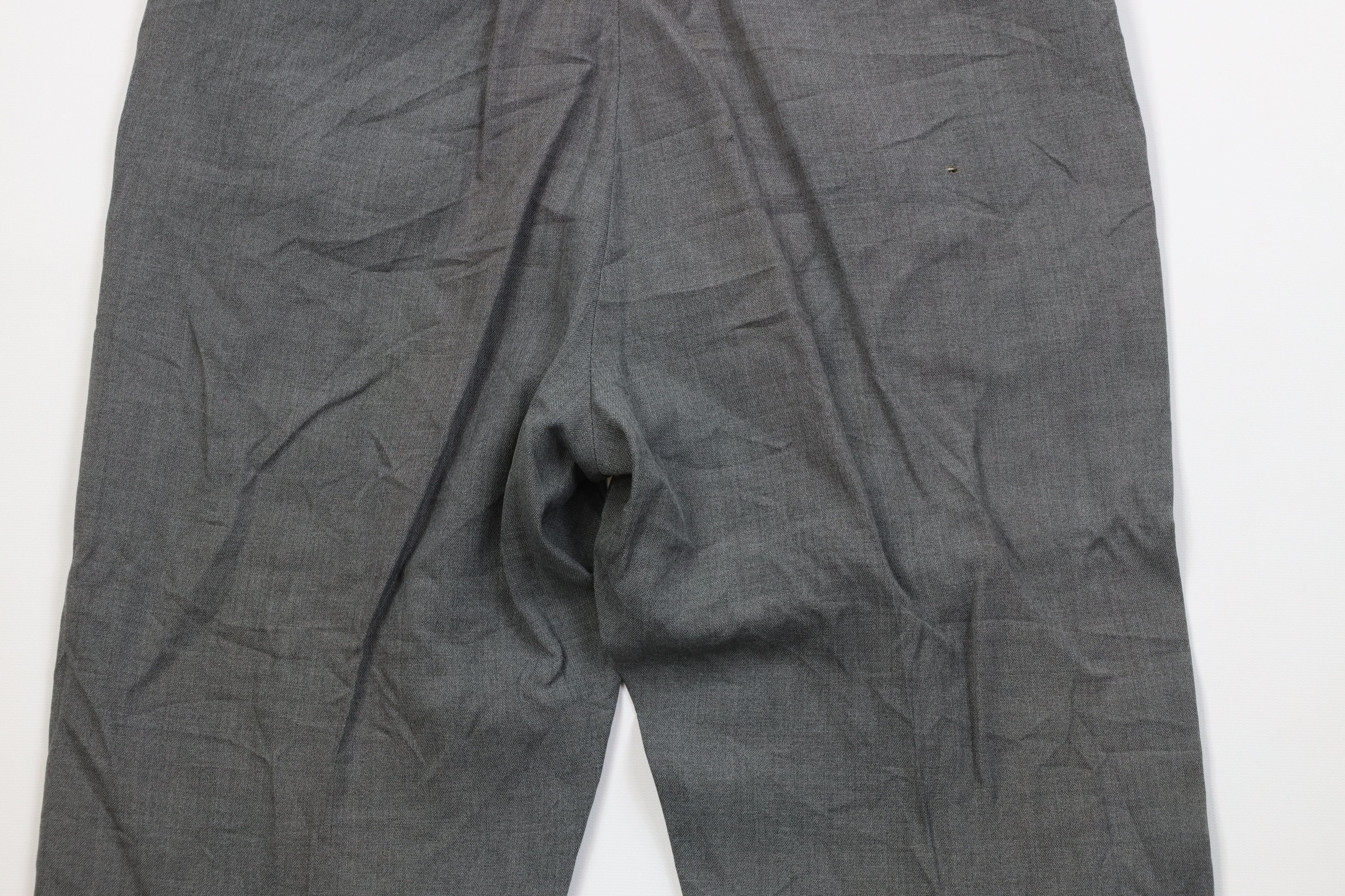 Vintage Vintage 60s 70s Streetwear Wool Knit Chino Pants Gray USA Size US 32 / EU 48 - 11 Thumbnail