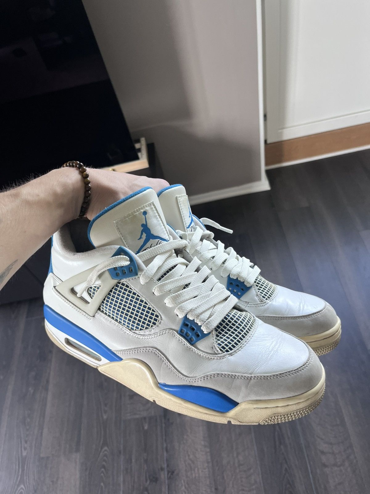 Jordan Brand Jordan 4 Military Blue 2012 Size US 12 / EU 45 - 2 Thumbnail