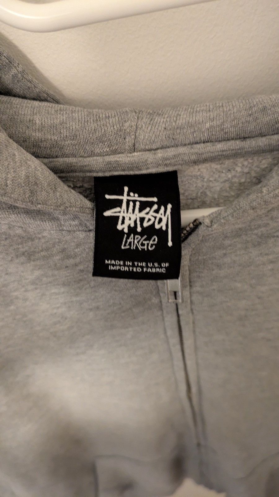 Stussy Stüssy Zip Hoodie – Grey Size US L / EU 52-54 / 3 - 4 Thumbnail