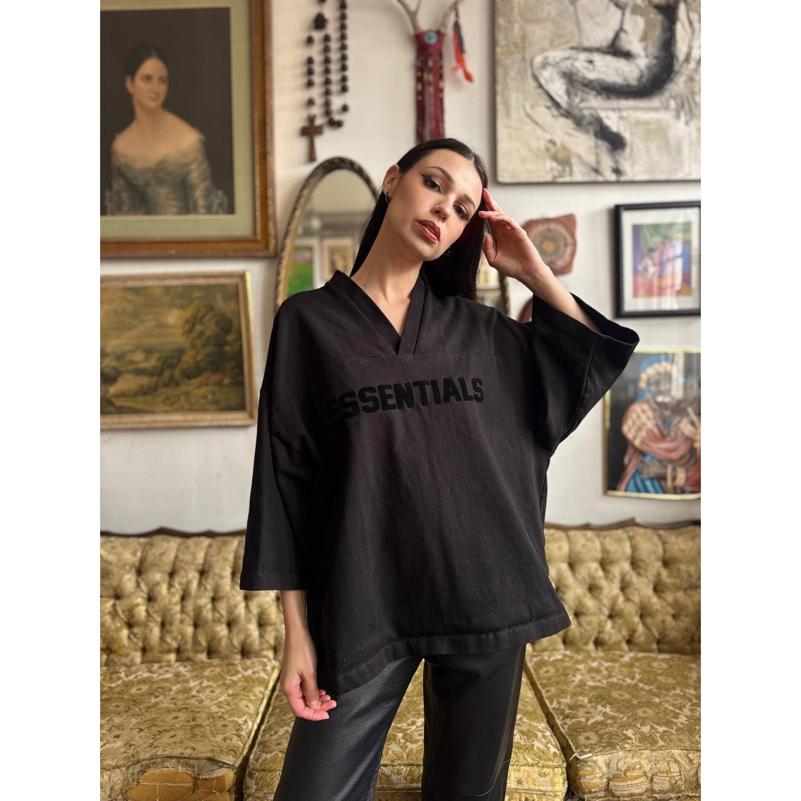 Fear of God Fear of God Essentials Football Tee Size S Size US S / EU 44-46 / 1 - 1 Thumbnail