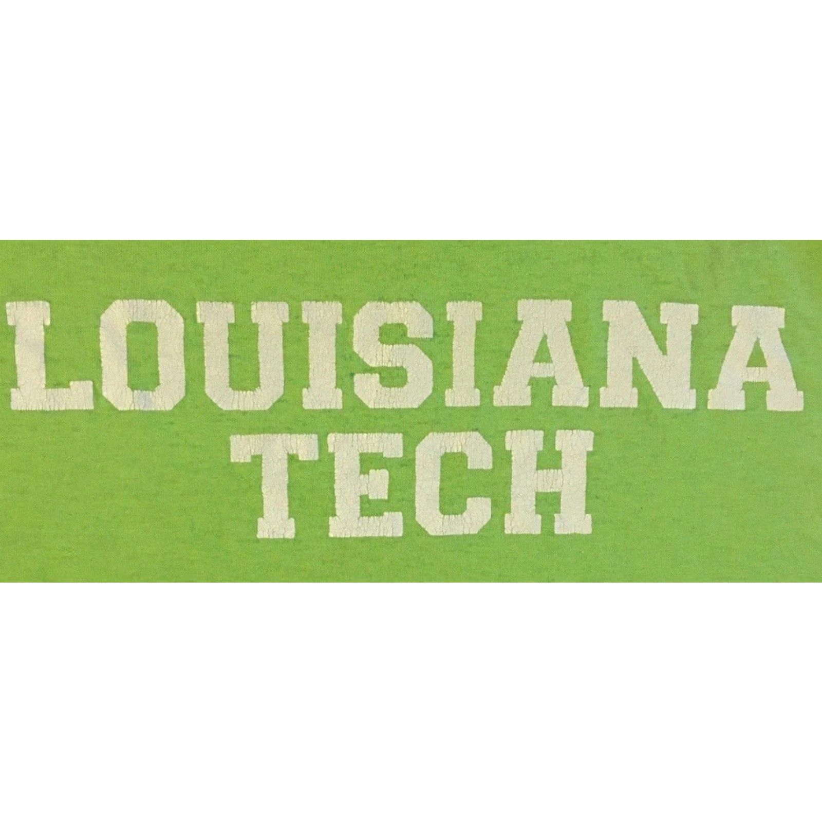 Vintage Vtg Louisiana Tech Faded Distress Shirt XL Neon College Skate Surf Grunge Y2K 90 Size US XL / EU 56 / 4 - 3 Thumbnail
