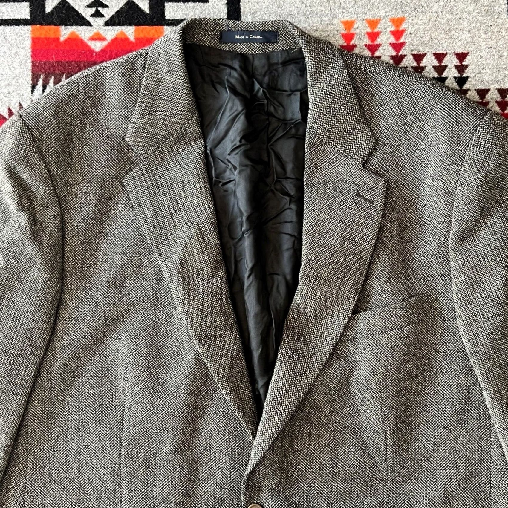 Chaps Another Title: Chaps Ralph Lauren Blazer Mens 48T Gray Classic Sport Coat A9 - 2 Piece Jacket Size 48R - 7 Thumbnail