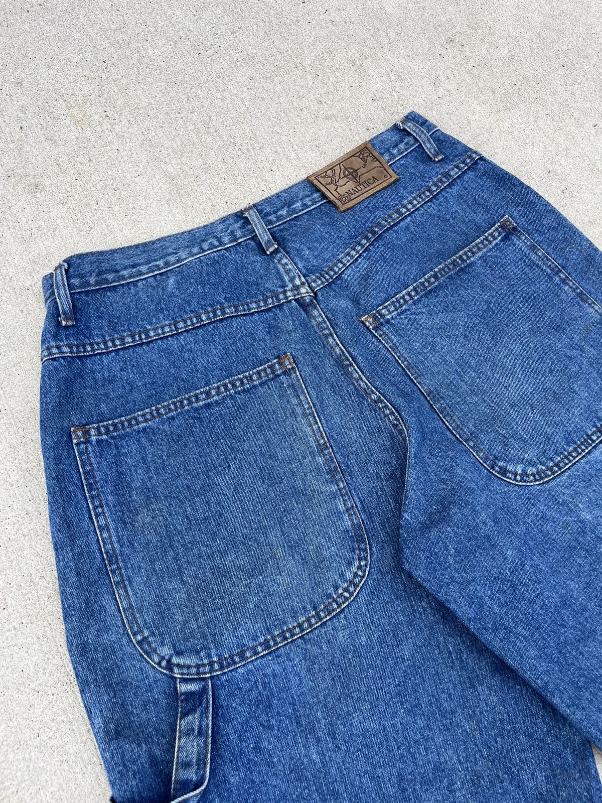 JNCO Vintage 90’s Nautica Competition Baggy Denim Shorts Size US 36 / EU 52 - 3 Thumbnail