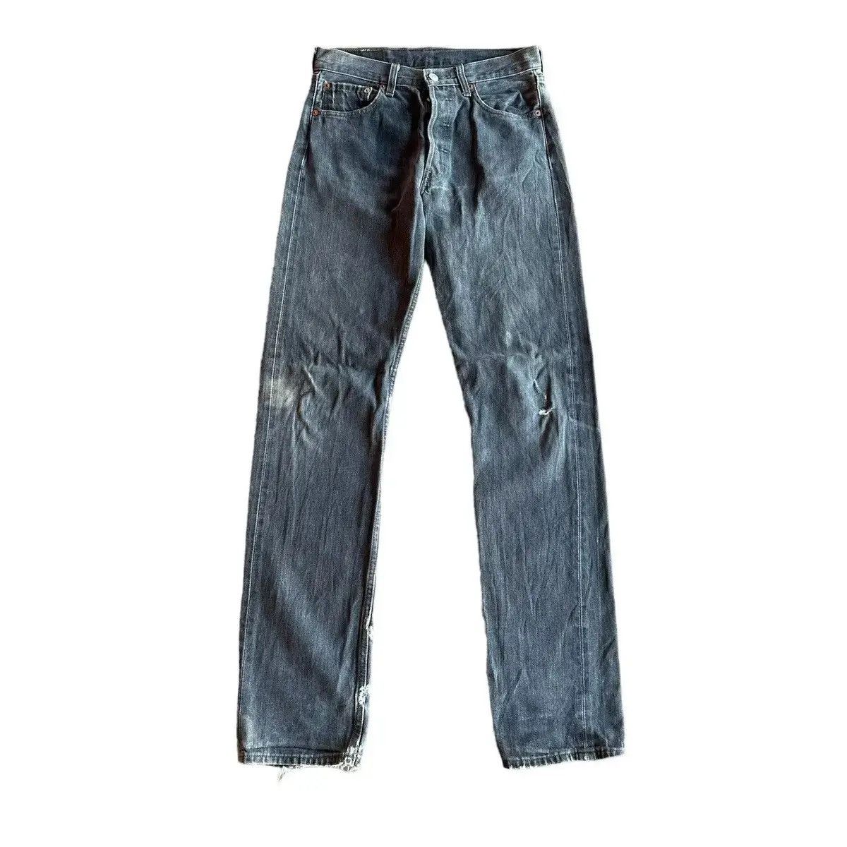 Levi's DISTRESSED DENIM VINTAGE LEVI’S 501 JEANS LEVIS PANTS W28L33 Size US 28 / EU 44 - 1 Thumbnail