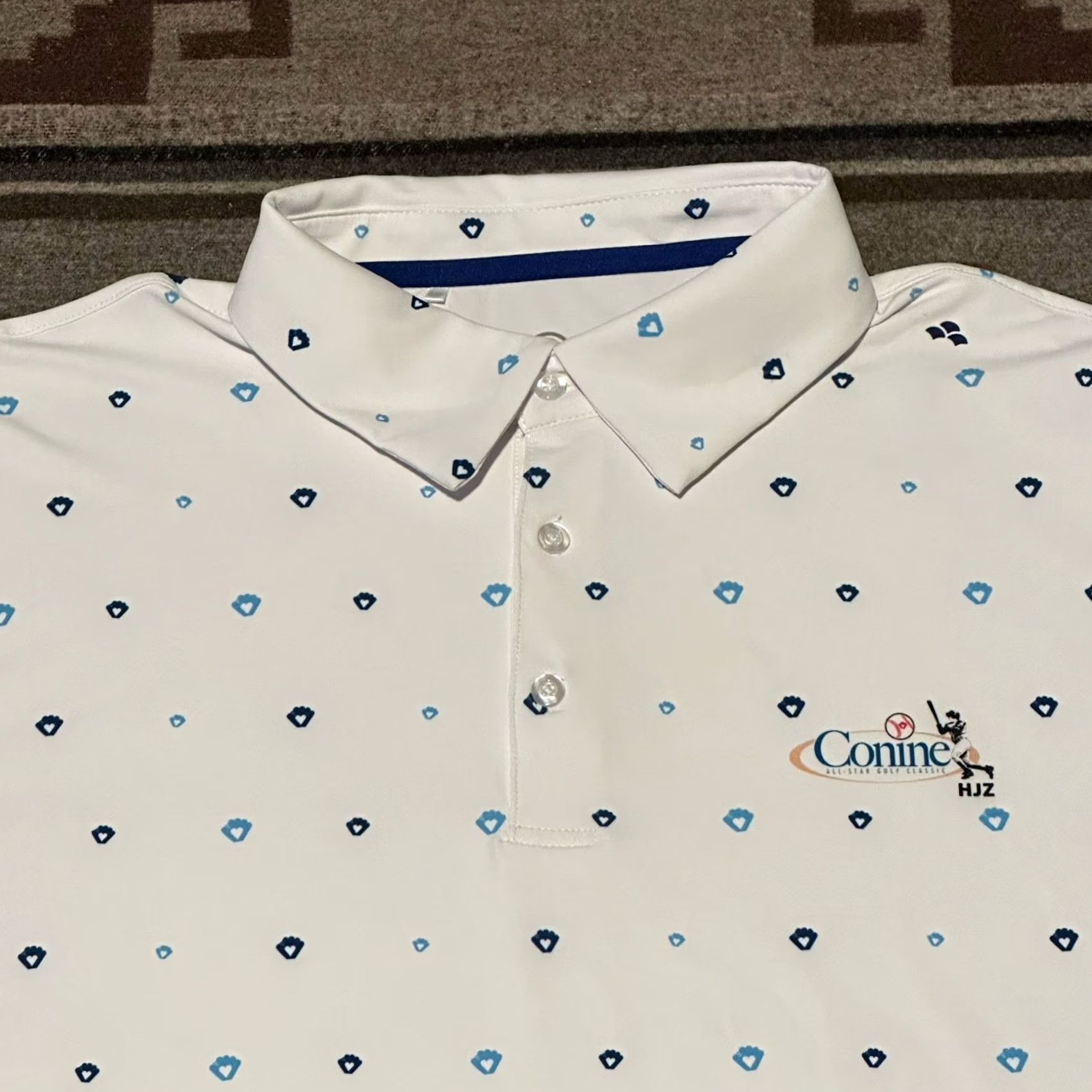 Vintage Scales Golf Polo Shirt Mens XL White Stretch Performance Size US XL / EU 56 / 4 - 6 Thumbnail