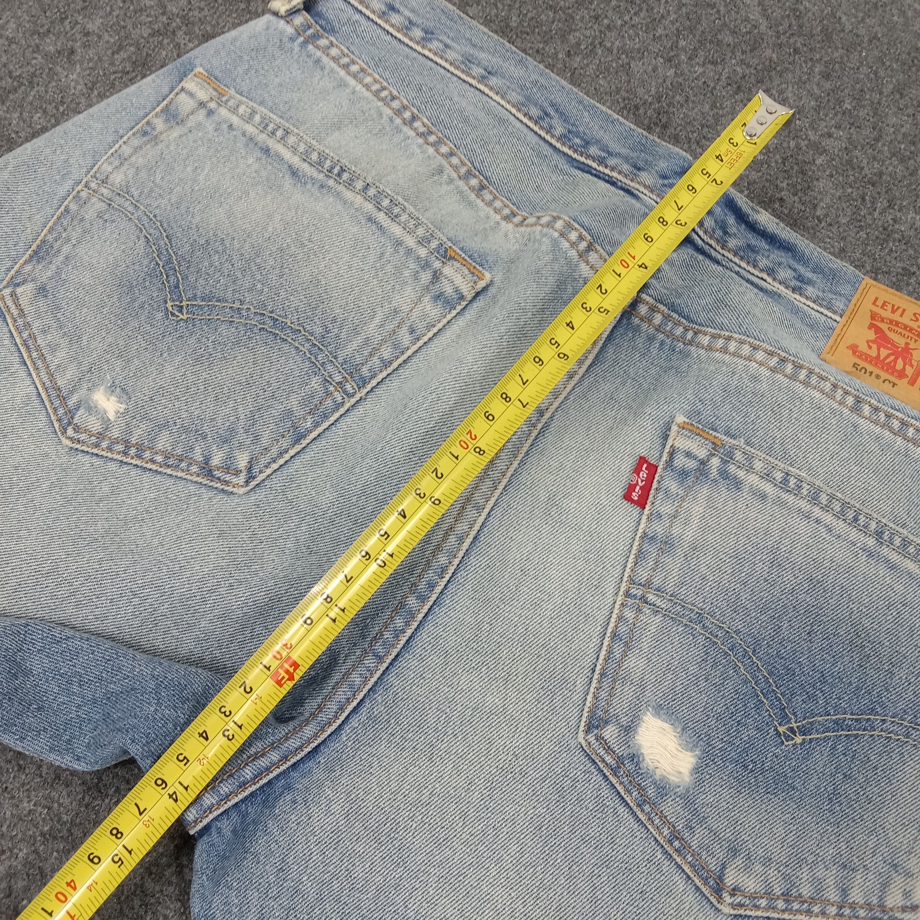 Levi's Levi's 501 American Distressed Style Denim Jeans c235n35 Size US 32 / EU 48 - 12 Thumbnail