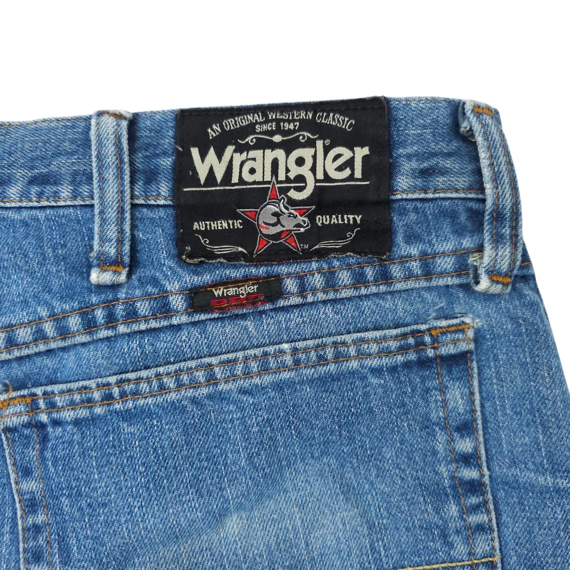 Wrangler Wrangler PBR Relaxed Fit Jeans Mens 40x34 Original Western Size US 40 / EU 56 - 13 Thumbnail