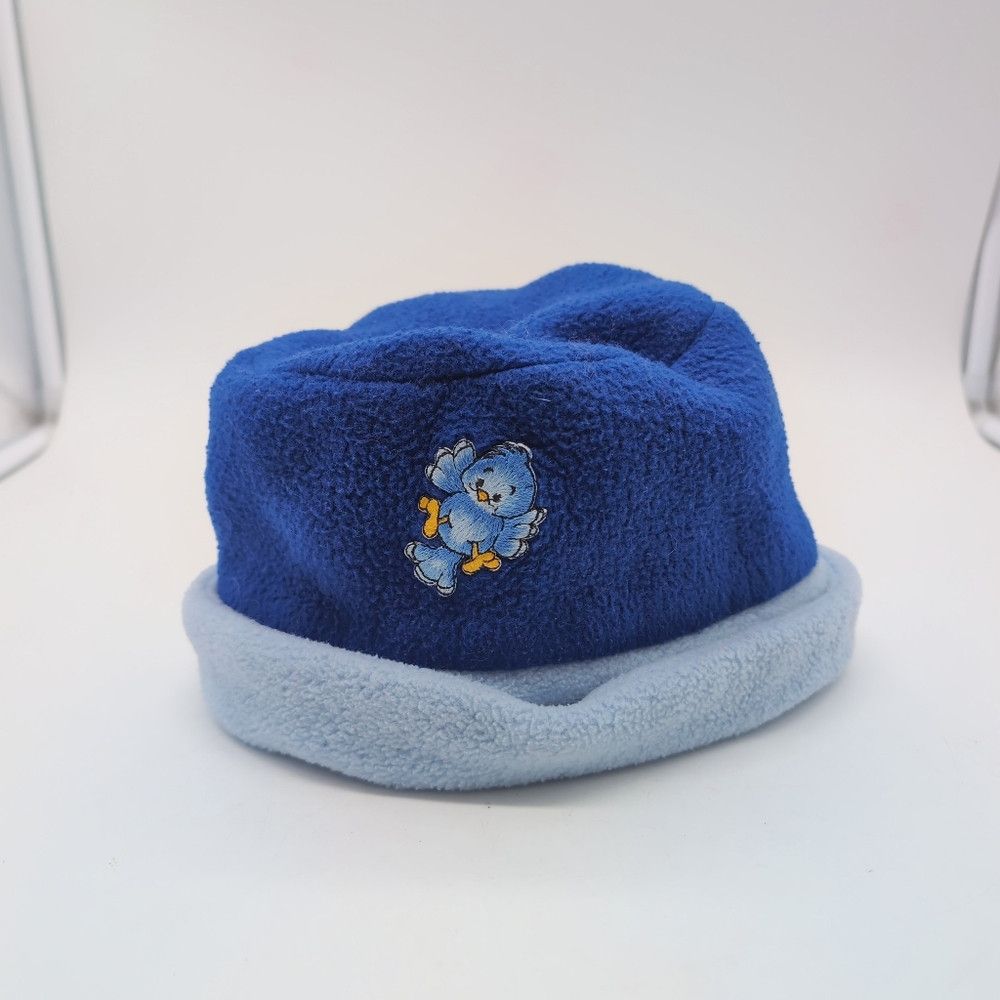 Handmade Debbie Filter Alaska Blue Fleece Bucket Hat with Bluebird E Size ONE SIZE - 2 Thumbnail