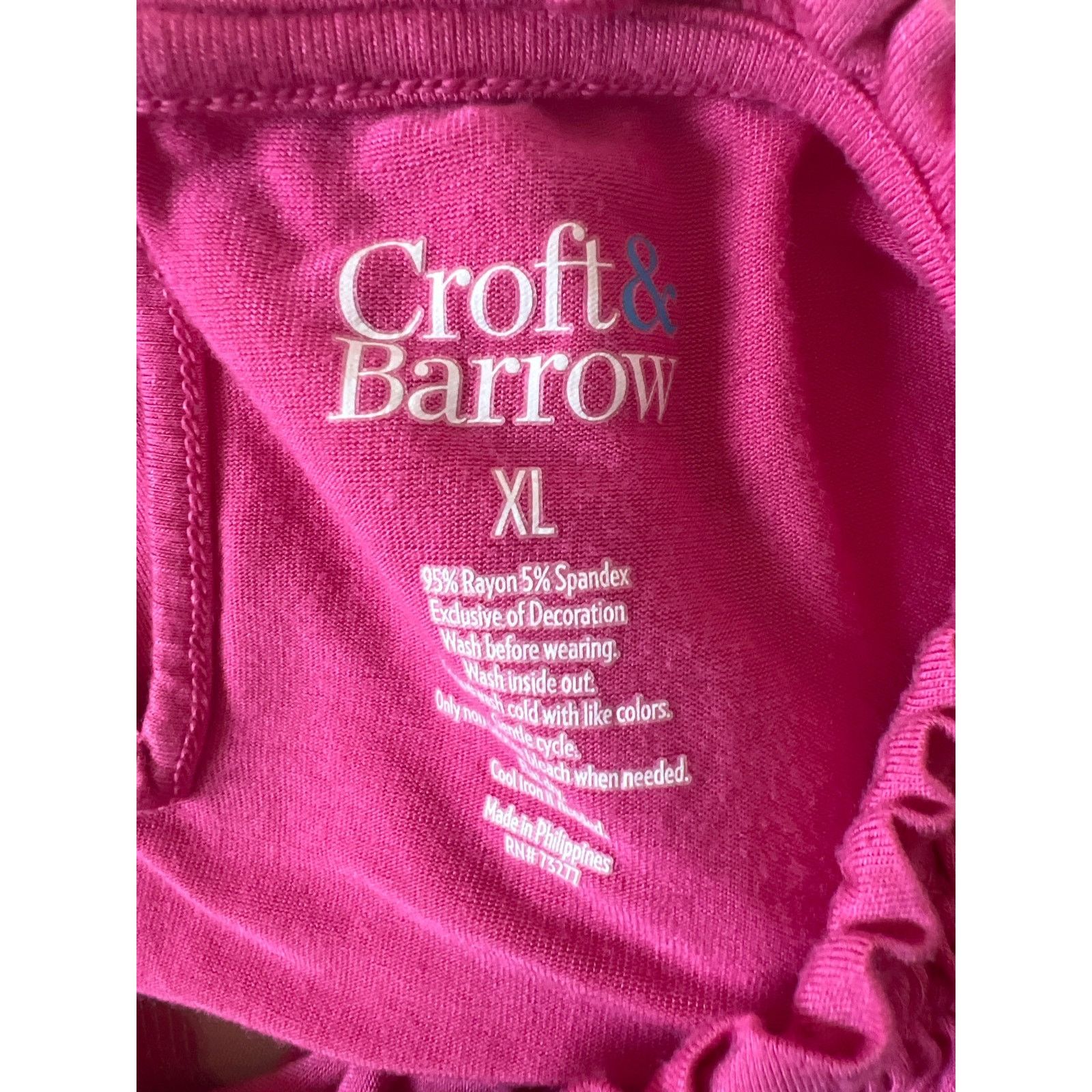 Croft & Barrow Croft & Borrow Smocked Crewneck Tank Top XL Size XL / US 12-14 / IT 48-50 - 6 Thumbnail