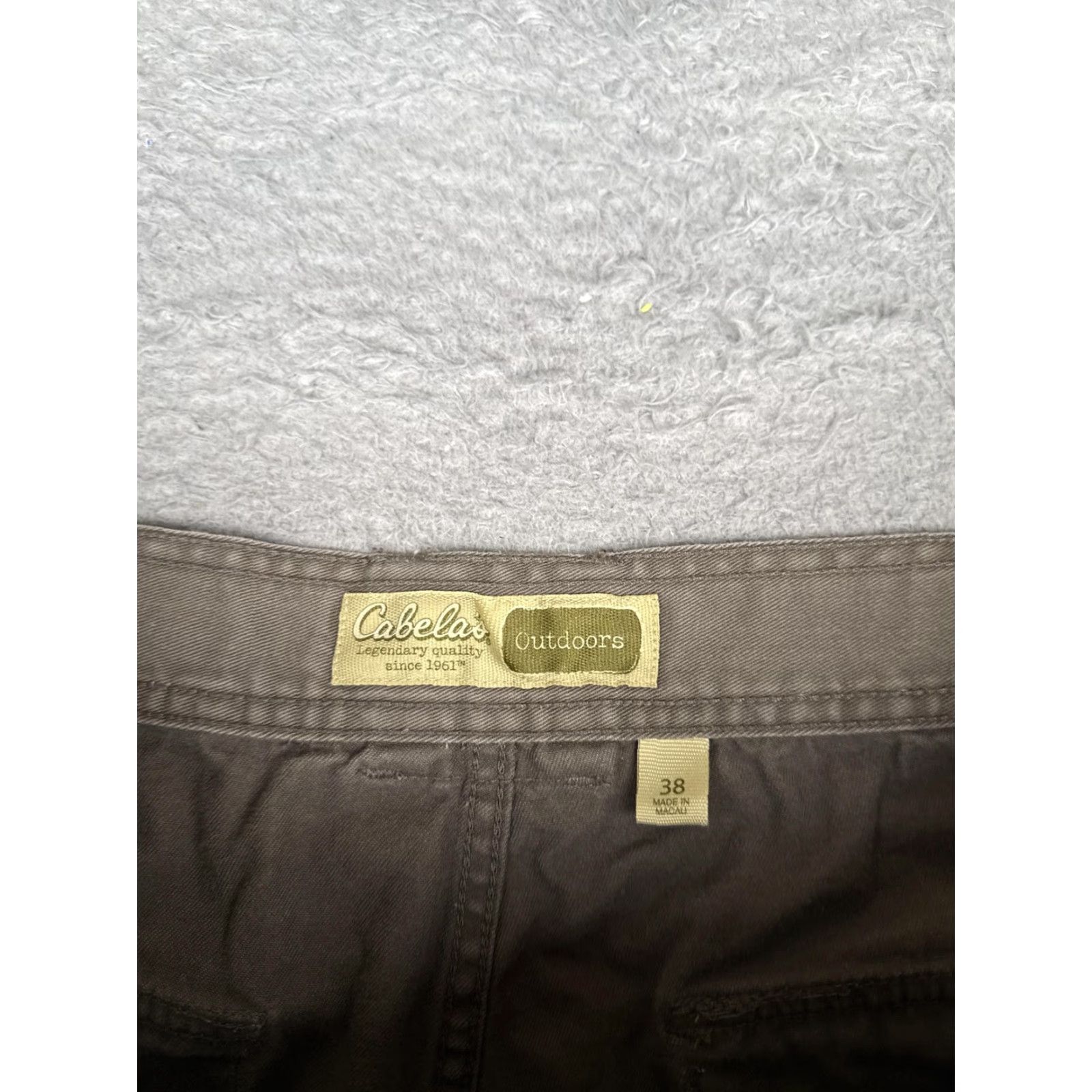 Vintage Cabela's Shorts Womens 38 Brown Twill Hiking 3 Inseam Pockets Outdoor Cotton Size 26" / US 2 / IT 38 - 7 Thumbnail