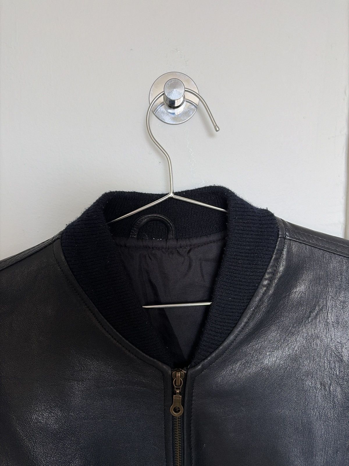 Vintage Leather Bomber Jacket Size US S / EU 44-46 / 1 - 2 Thumbnail