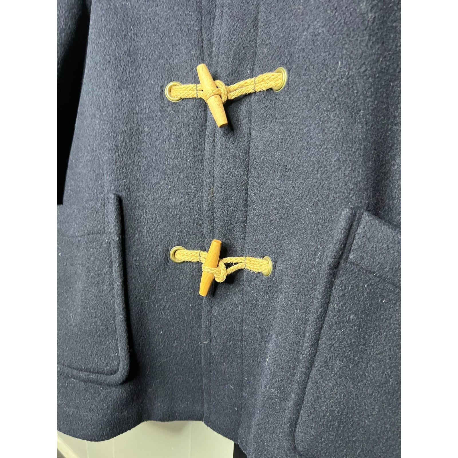 Gloverall VTG Gloverall Original English Duffle Coat Hooded Blue Toggl Size XL / US 12-14 / IT 48-50 - 7 Thumbnail