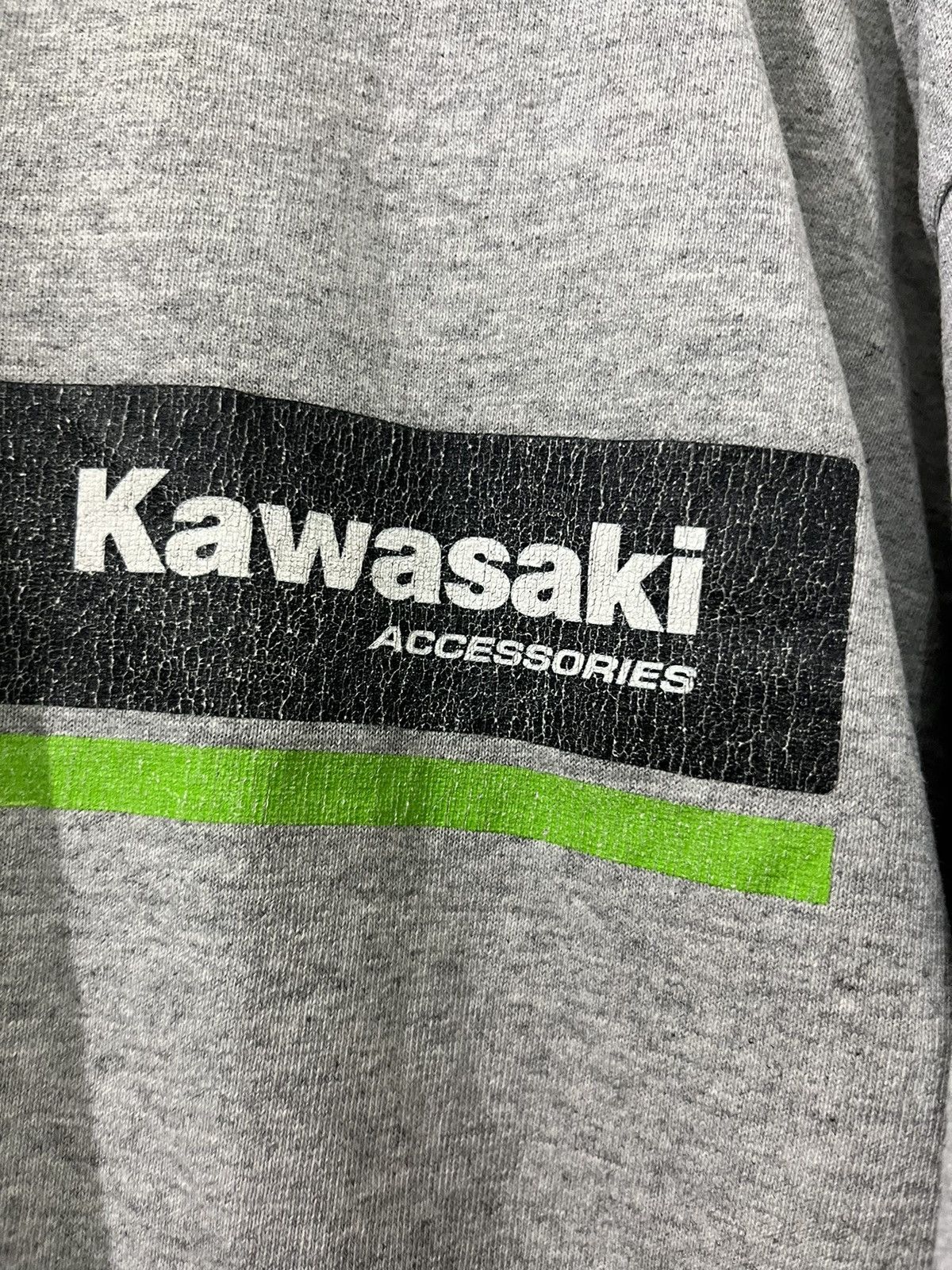 Vintage Vintage 90s KAWASAKI Accesories Big Logo Motorsports Japan Size US L / EU 52-54 / 3 - 4 Thumbnail