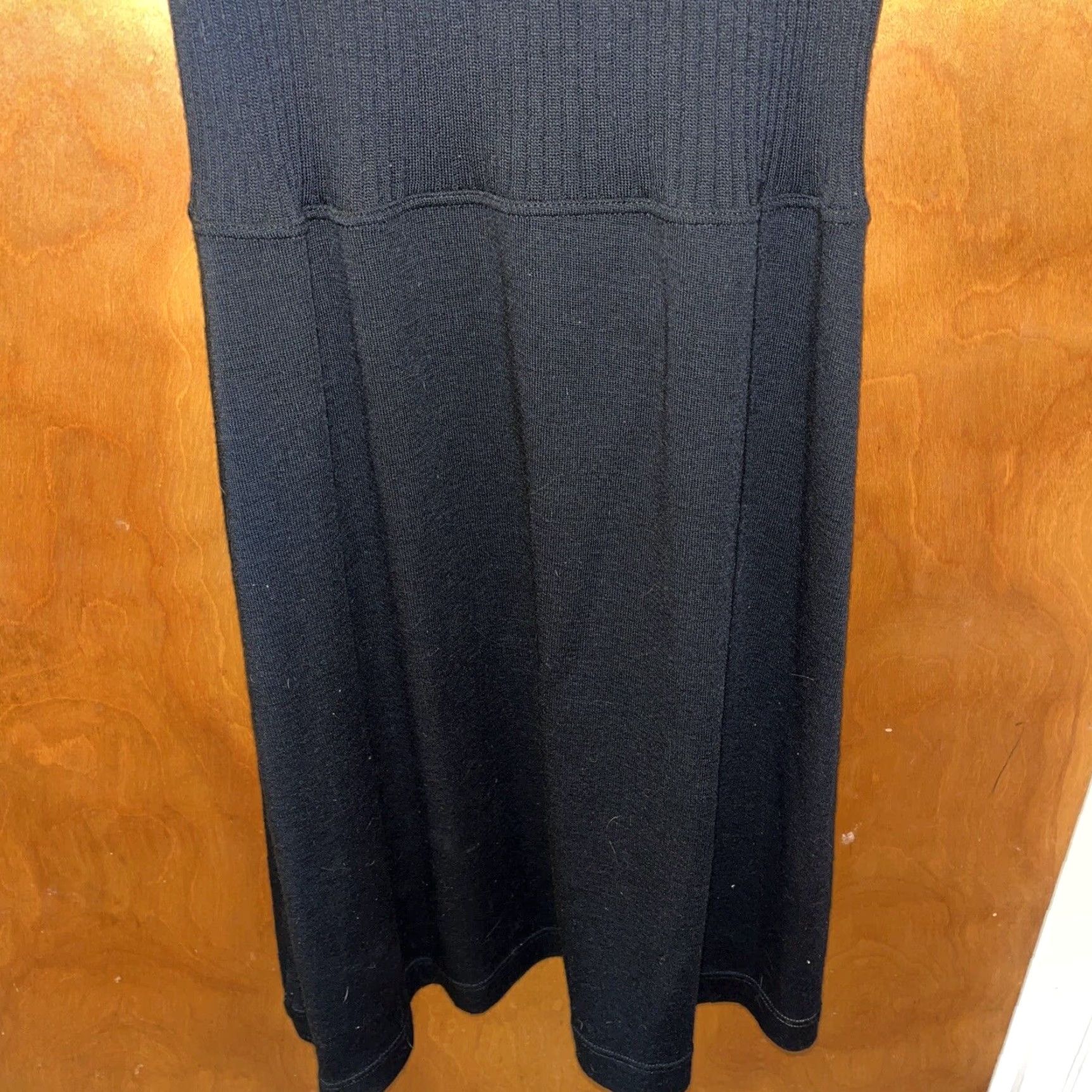 Gap VINTAGE Gap Knit Sweater Dress Women Medium Black Casual Party Winter Fall Spring Summer Italy Size M / US 6-8 / IT 42-44 - 3 Thumbnail