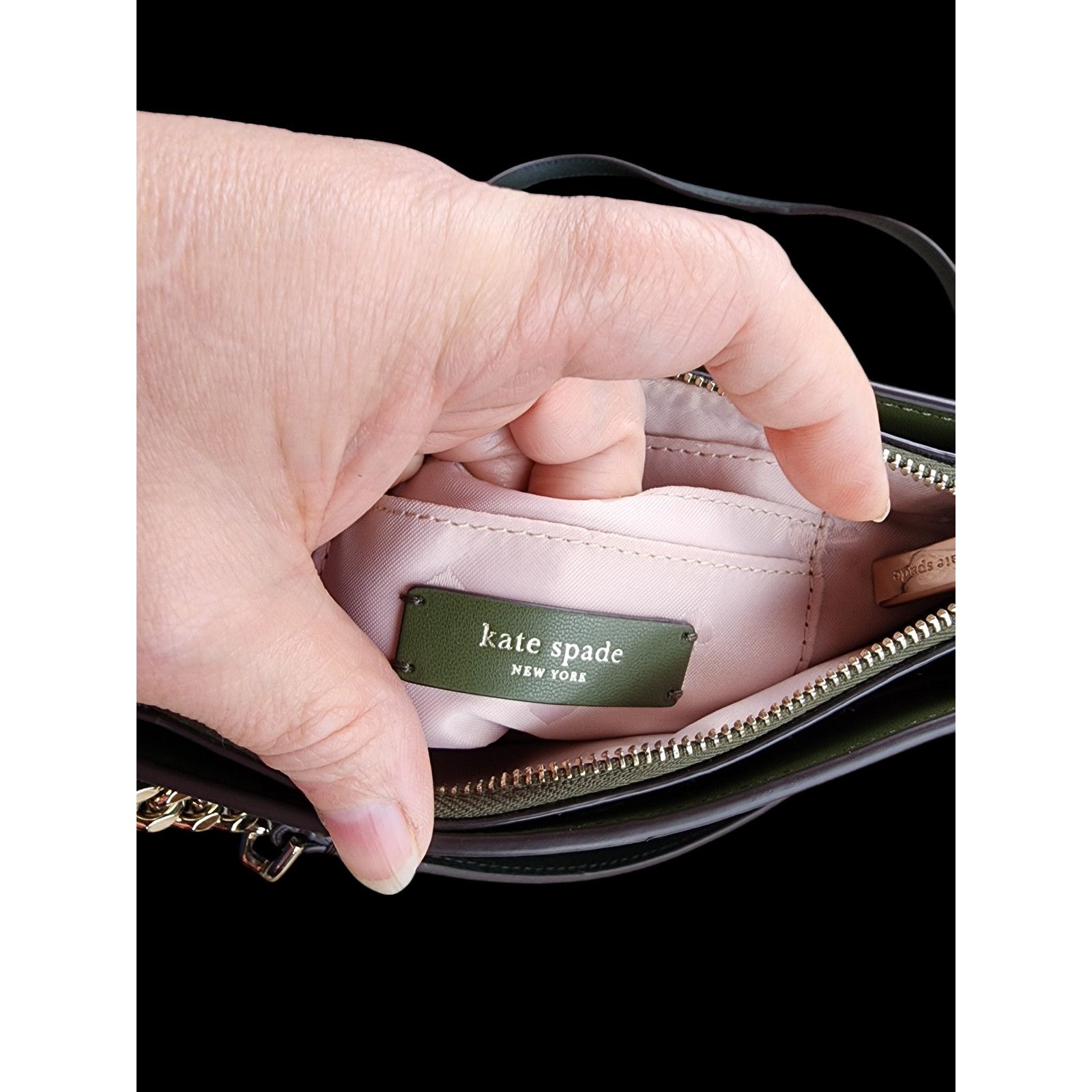 Kate Spade Kate Spade Darcy Small Slim Forest green leather Crossbody Size ONE SIZE - 6 Thumbnail
