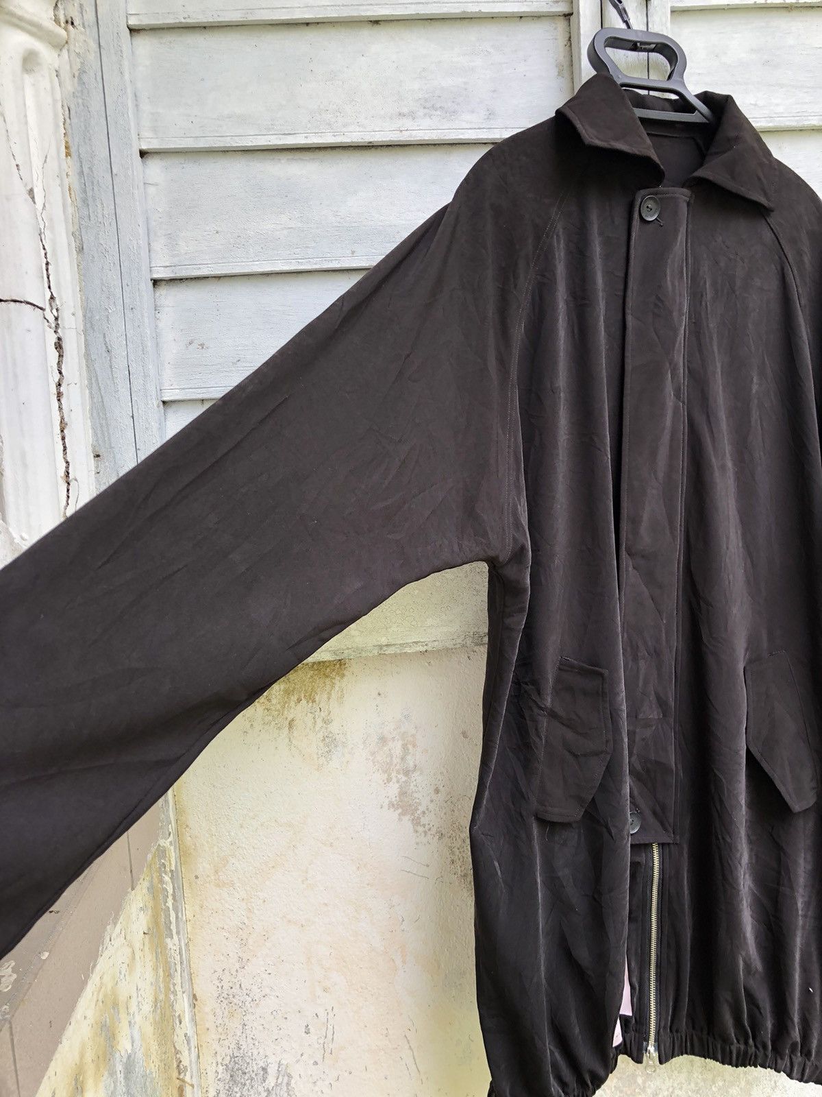 Drain Gang × If Six Was Nine × Japanese Brand ROVTSKI: AFYF Light Weight Baggy Stretch Art Coat Size US L / EU 52-54 / 3 - 5 Thumbnail