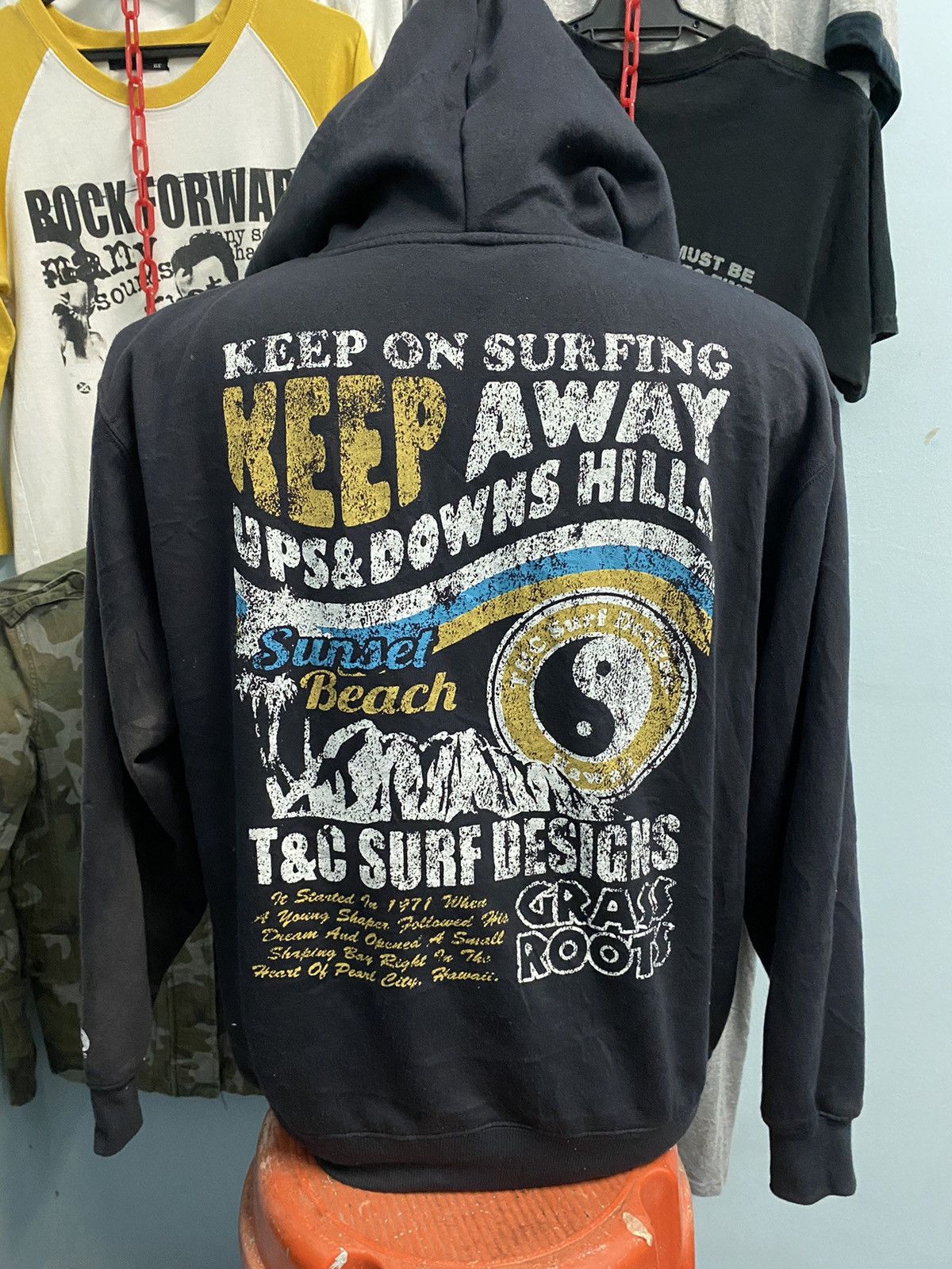 Ron Jon Surf Shop Vintage tnc surf hoodies zipper 🚀 Size US L / EU 52-54 / 3 - 8 Thumbnail