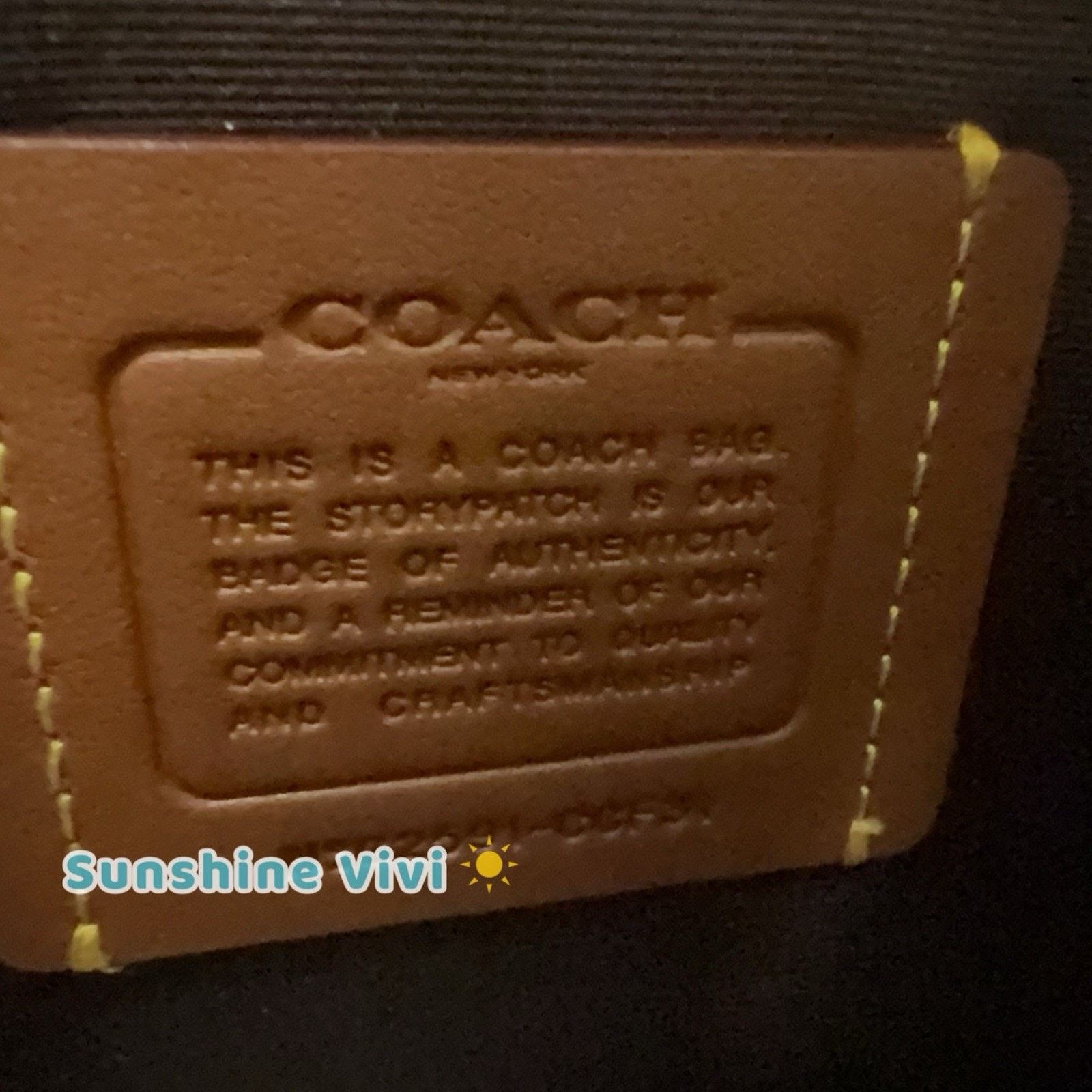Coach NWT Coach Mini Rowan Crossbody Bag Floral CCF31 Yellow Size ONE SIZE - 3 Thumbnail