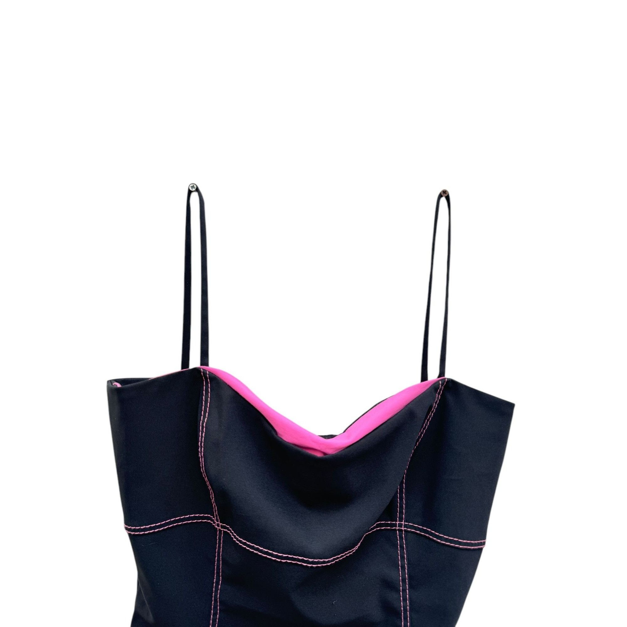Thierry Mugler Black Pink Bustier Jacket Size S / US 4 / IT 40 - 6 Thumbnail