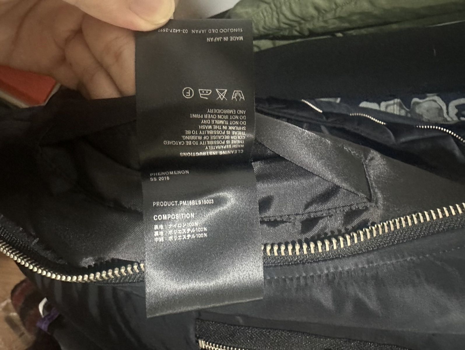 PHENOMENON Phenomenon SS16 stitched pocket bomber Size US S / EU 44-46 / 1 - 7 Thumbnail