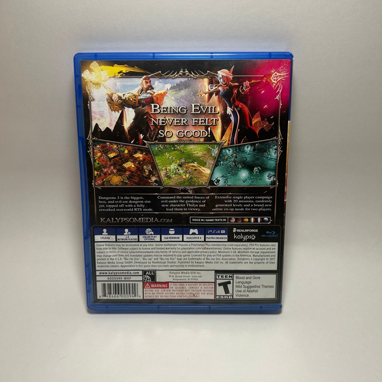 Sony Dungeons III - CIB - PS4 Size 26 - 4 Thumbnail