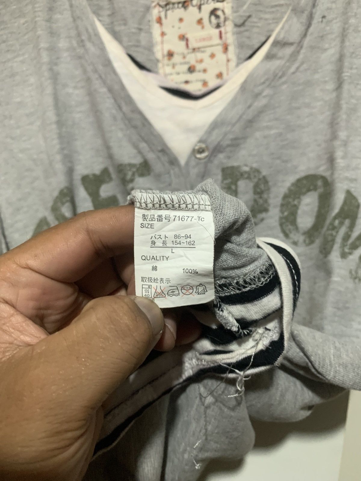 Japanese Brand Japanese Freedom 25th Patch Poem Tee Shirt Size US M / EU 48-50 / 2 - 12 Thumbnail