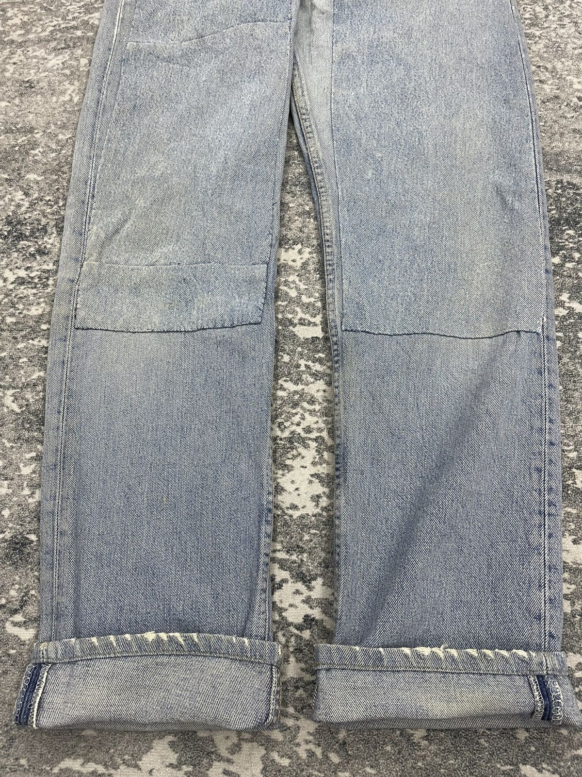 Levi's Vintage 80s Levis 501 Distressed Denim Size US 33 - 15 Thumbnail