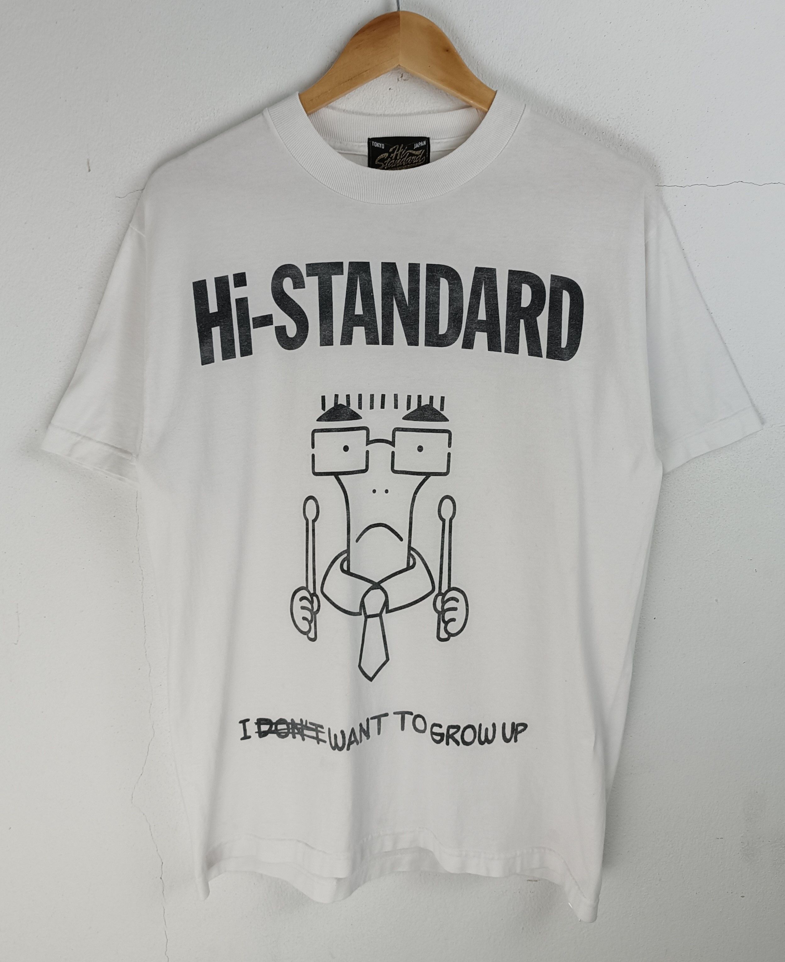 Band Tees VINTAGE 2000s HI-STANDARD GROW UP MILO DESCENDENTS PUNK TEE Size US M / EU 48-50 / 2 - 3 Thumbnail