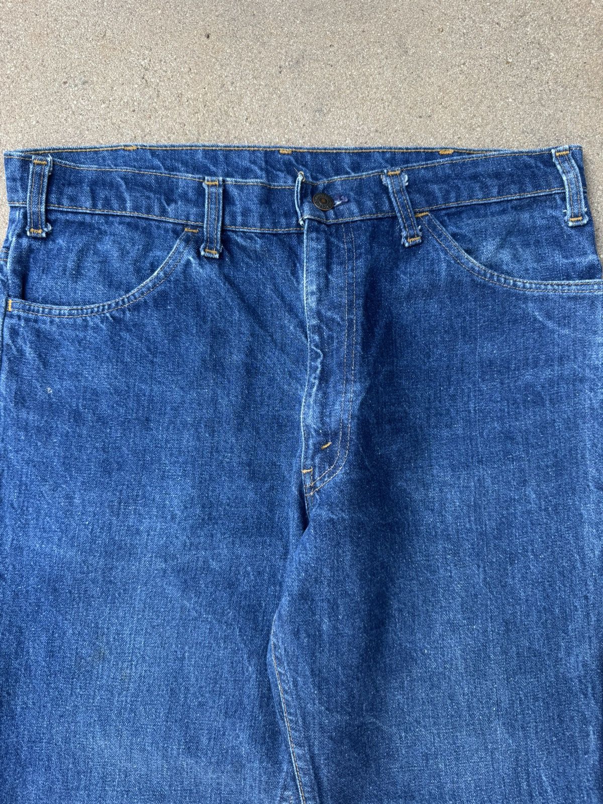 Levi's × Vintage Vtg 70’s Levi’s 646 Orange Tab Bellbottom Flare Jeans 36x29 Size US 36 / EU 52 - 4 Thumbnail