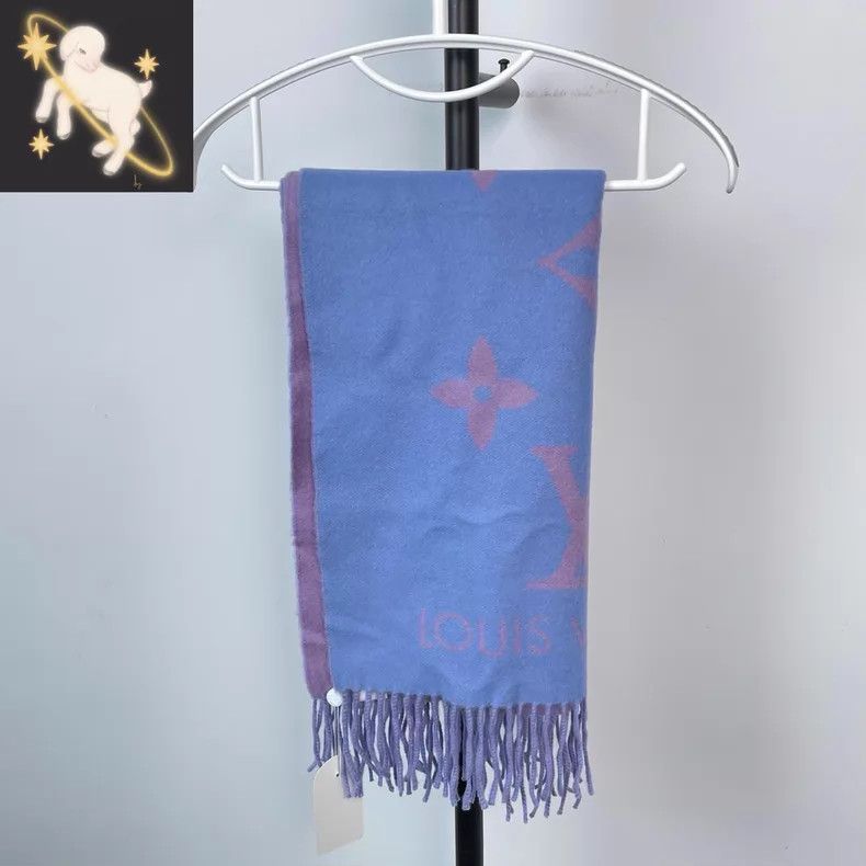 Louis Vuitton Louis Vuitton Blue-purple gradient color-block double-side Size ONE SIZE - 1 Thumbnail