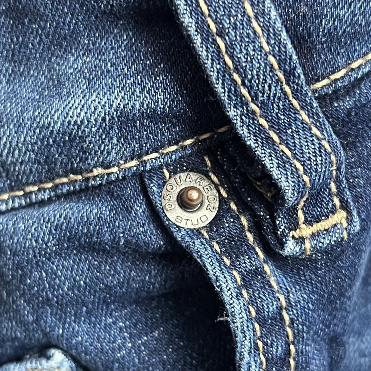 Dsquared2 Dsquared 2 distressed painted western denim jeans skinny Size US 30 / EU 46 - 7 Thumbnail