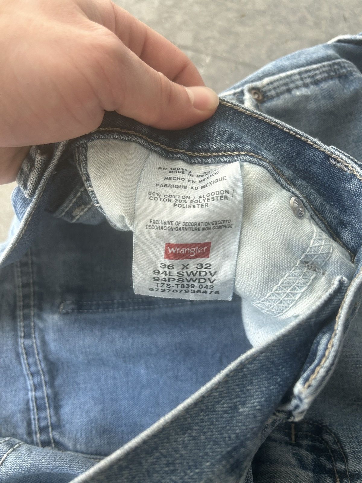 Vintage × Wrangler Vintage Y2K Carhartt Style Baggy Carpenter Jeans Size US 36 / EU 52 - 10 Thumbnail