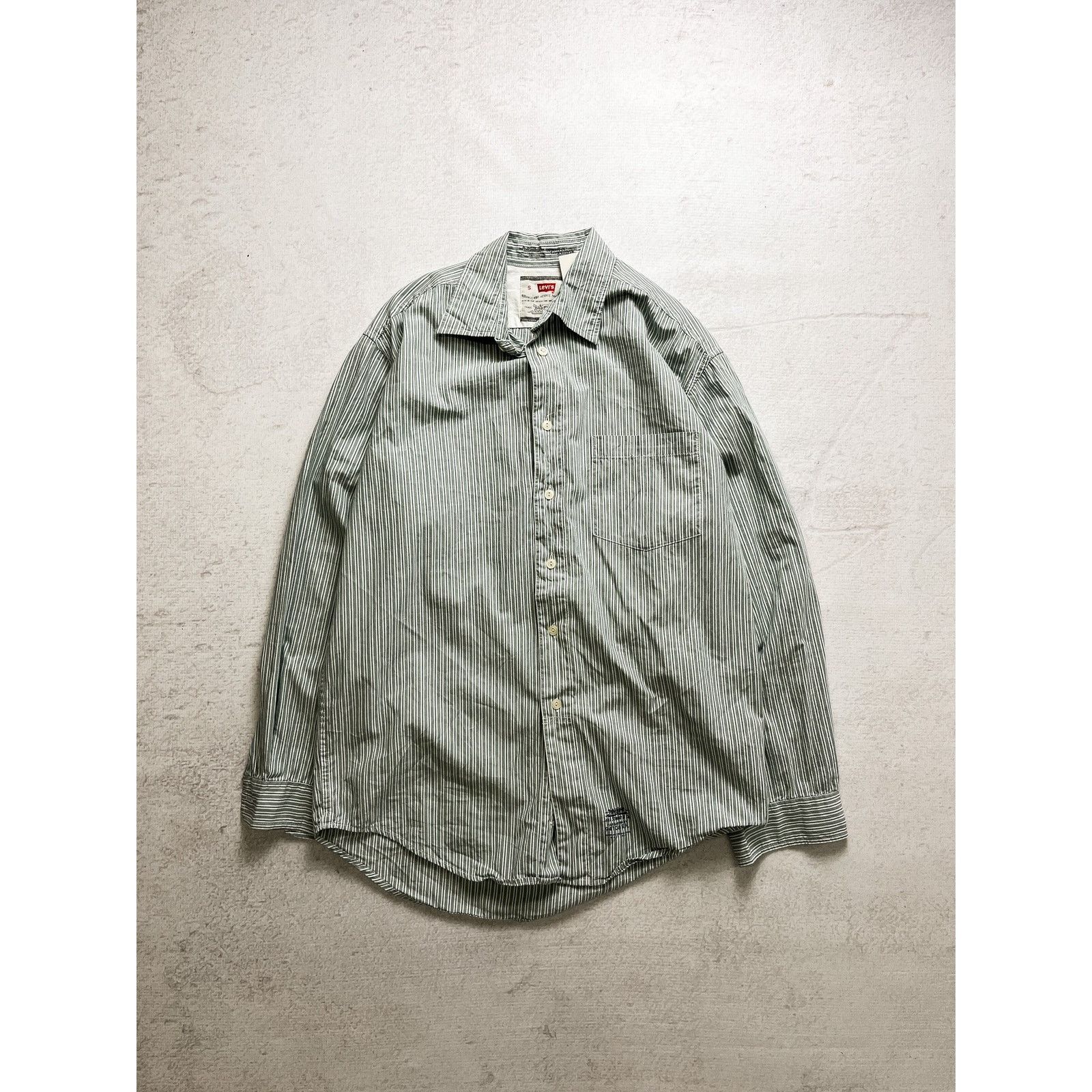 Levi's Vintage 90s Levis Gray Button-Down Shirt - Men's Small Size US S / EU 44-46 / 1 - 1 Thumbnail