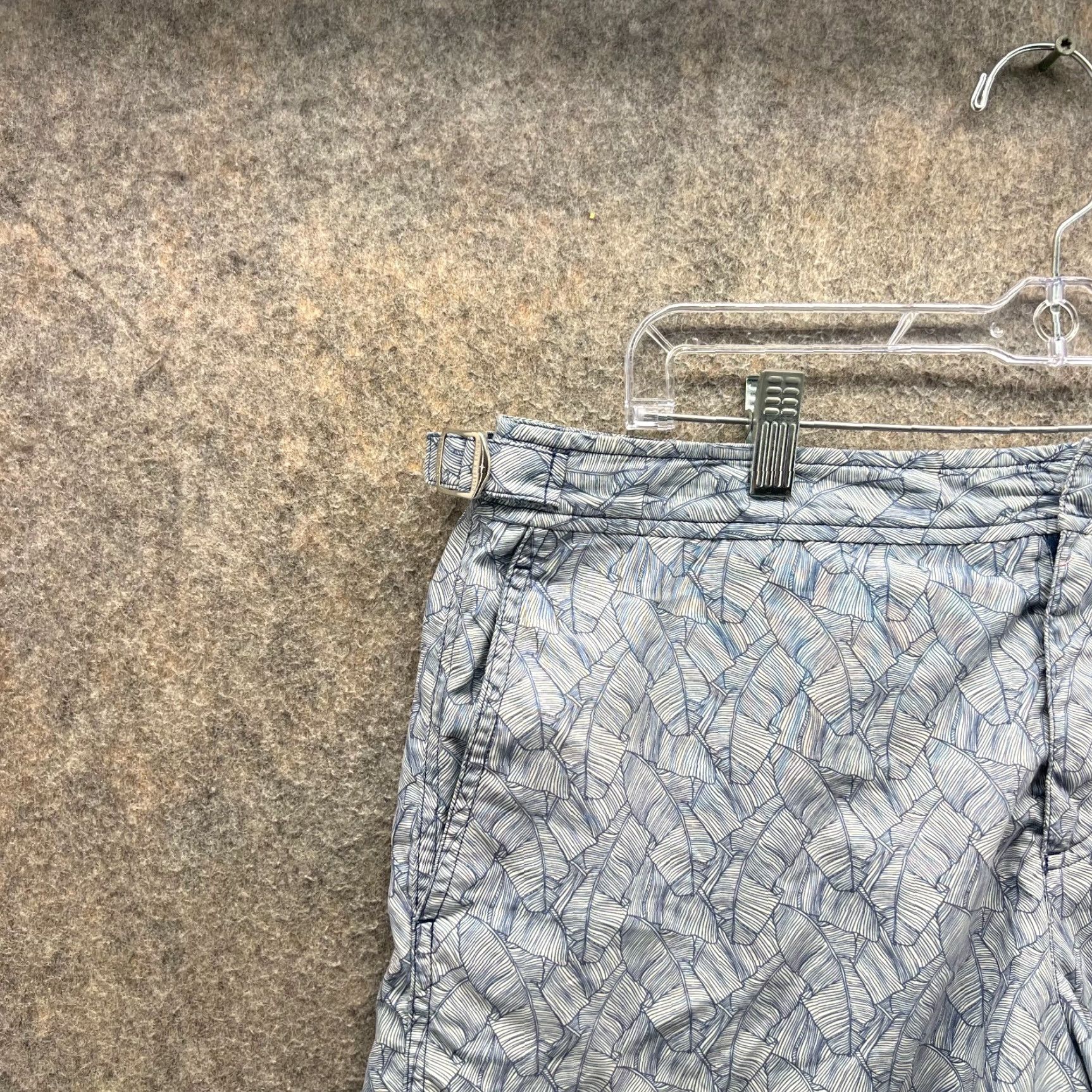 Orlebar Brown VINTAGE Orlebar Brown Shorts Mens 36 Blue Chino Flat Front Print Classic Patterned Size US 36 / EU 52 - 7 Thumbnail