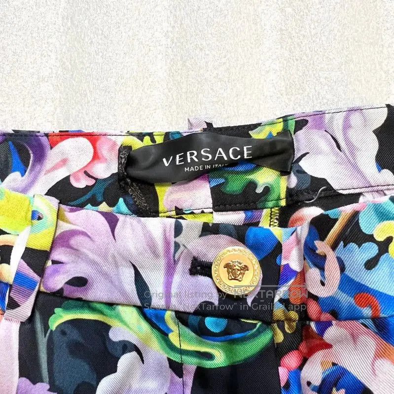 Versace Versace Multicolor Silk Summer Shorts . Size 22" - 7 Thumbnail