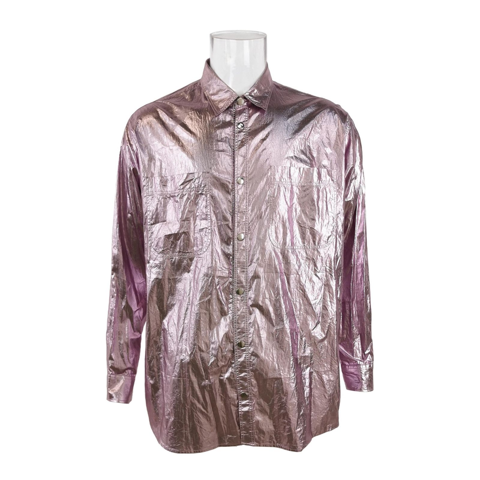 Isabel Marant Isabel Marant Metallic Button-Down Shirt M Size US M / EU 48-50 / 2 - 1 Thumbnail