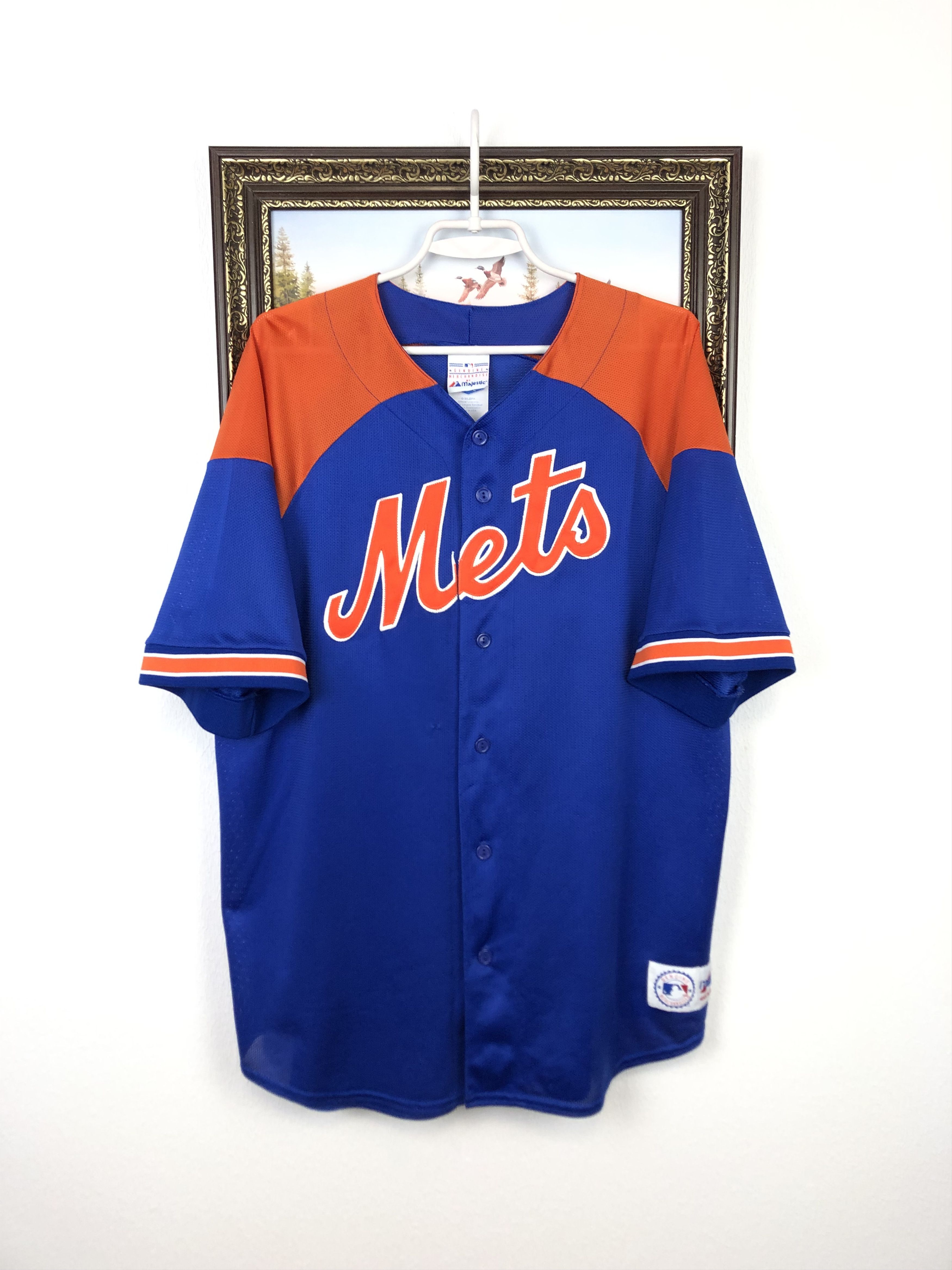 Vintage Vintage 90's Bobby Bonilla New York Mets Jersey Mens MLB Size US L / EU 52-54 / 3 - 1 Thumbnail