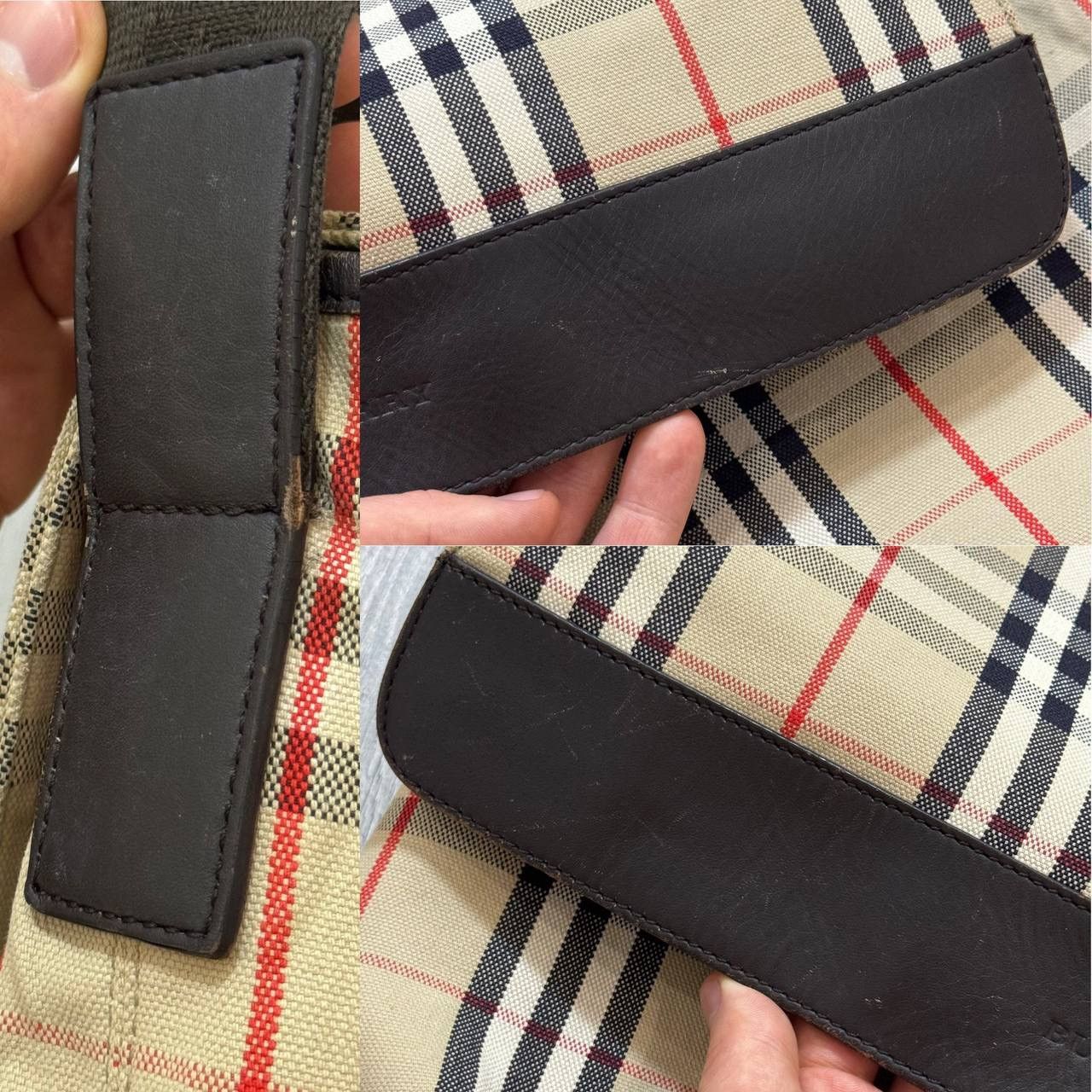 Burberry × Vintage Vintage Burberry Nova Check Cross Body Bag Size ONE SIZE - 16 Thumbnail